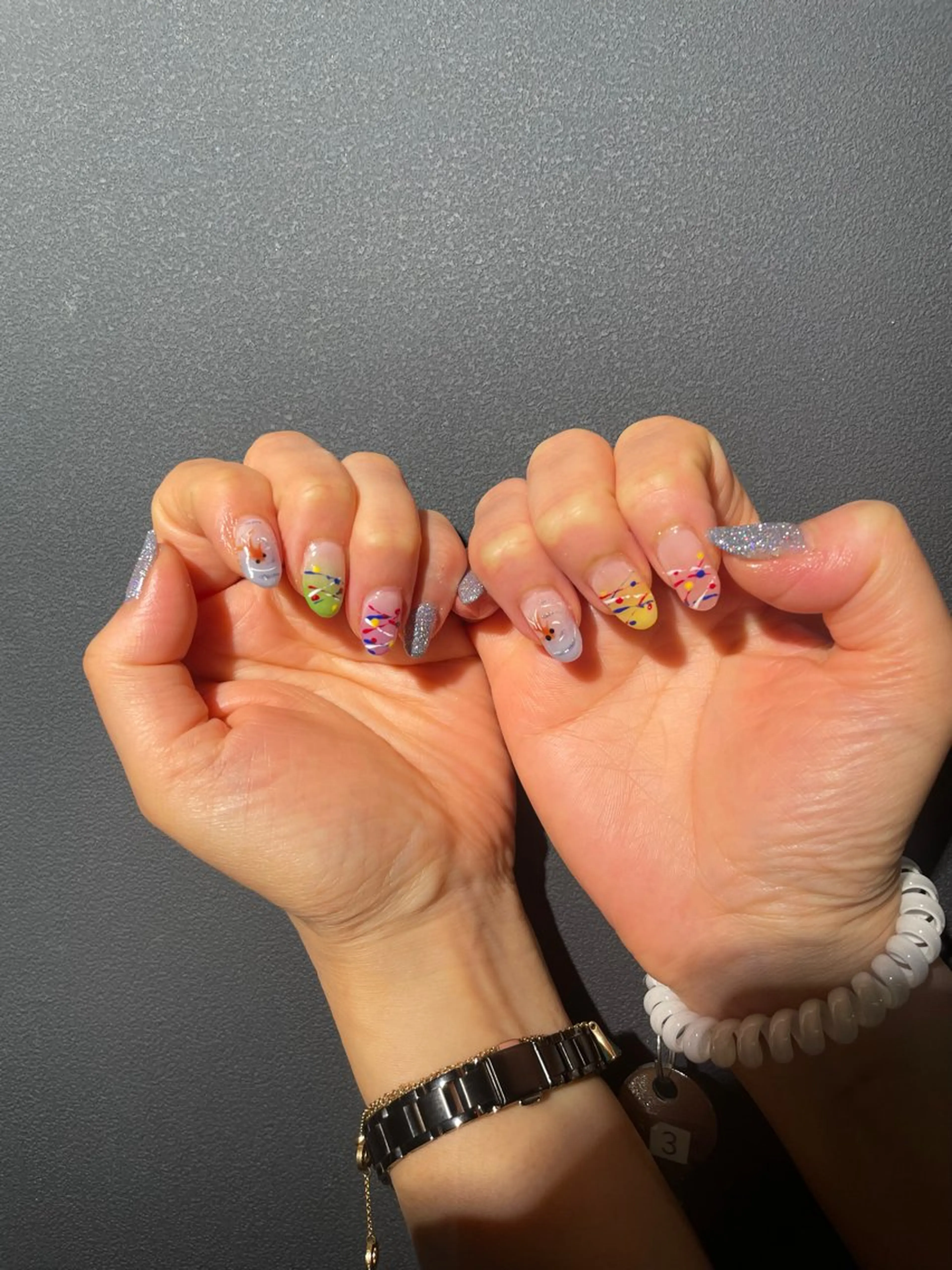 ネイル アートネイル 夏ネイル ヨーヨーネイル ハンドネイル SALON de RICHE所属・本間 絢詩のネイルデザイン