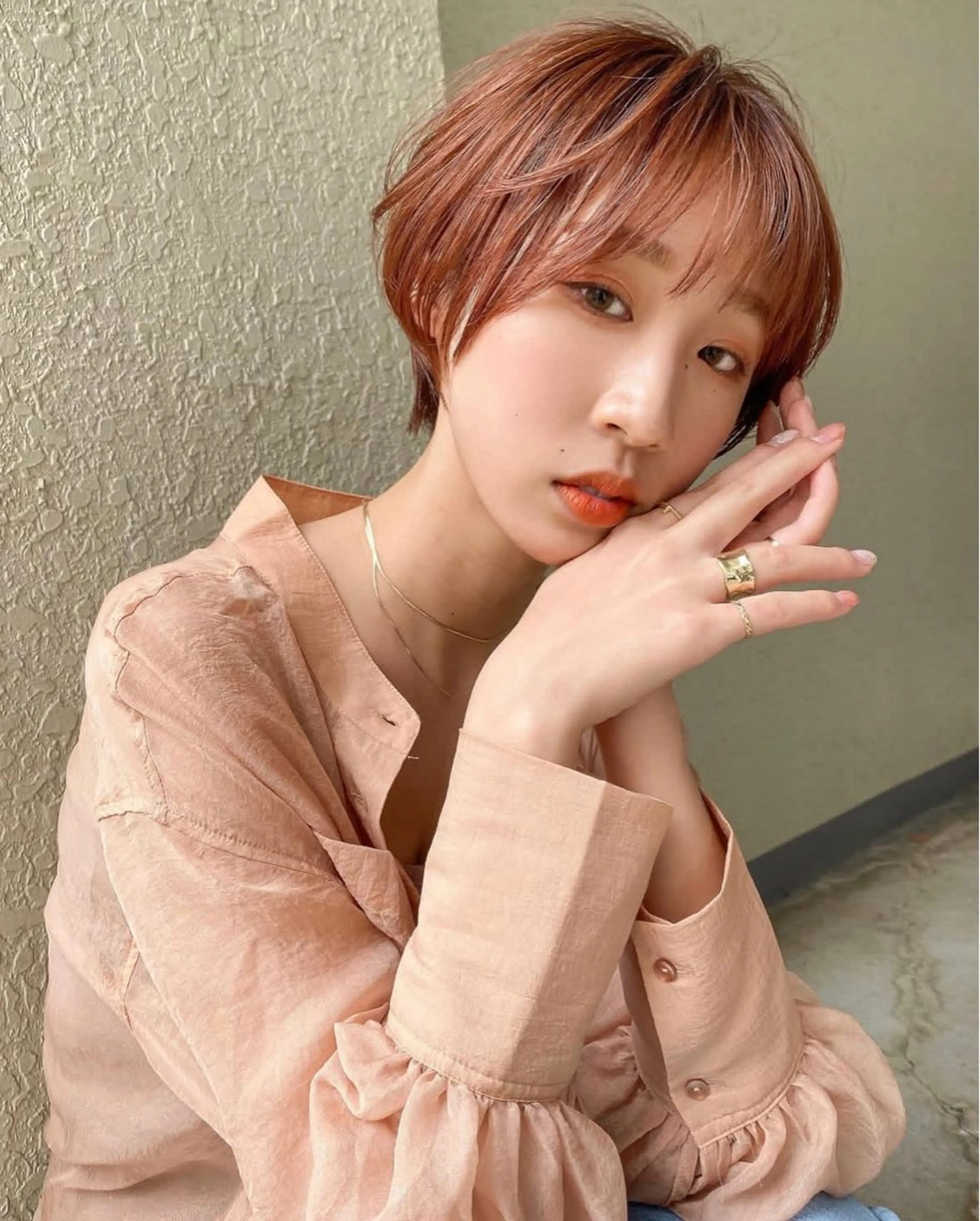 【🌼ダメージ補修✨艶感🫧】髪質補修カラー+トリートメントの写真