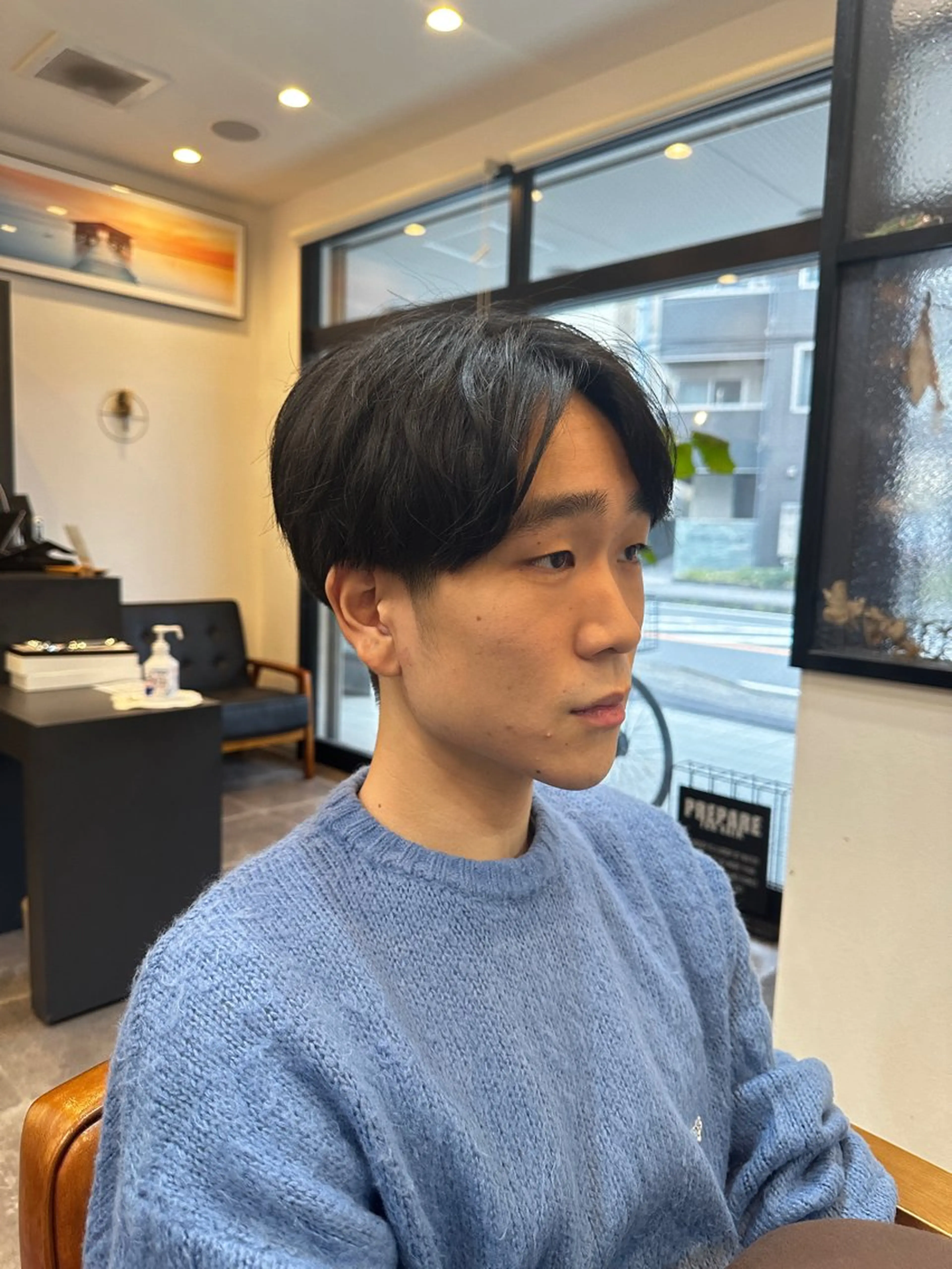 メンズ センターパート マッシュ ✨柏💎ikumi 💎メンズスタイル✨のヘアスタイル