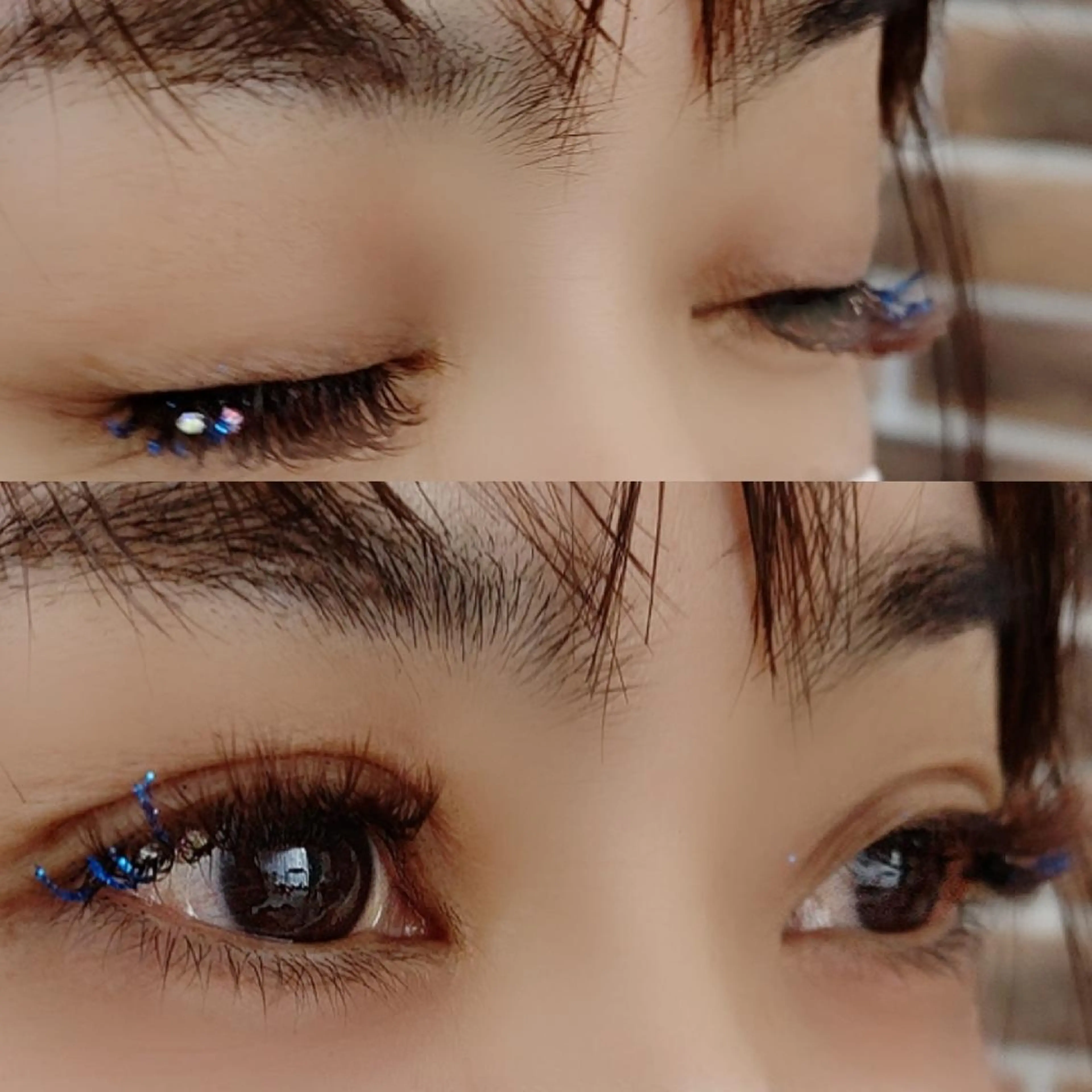 120本シングル☆スワロフスキーorグリッターエクステプレゼントの写真