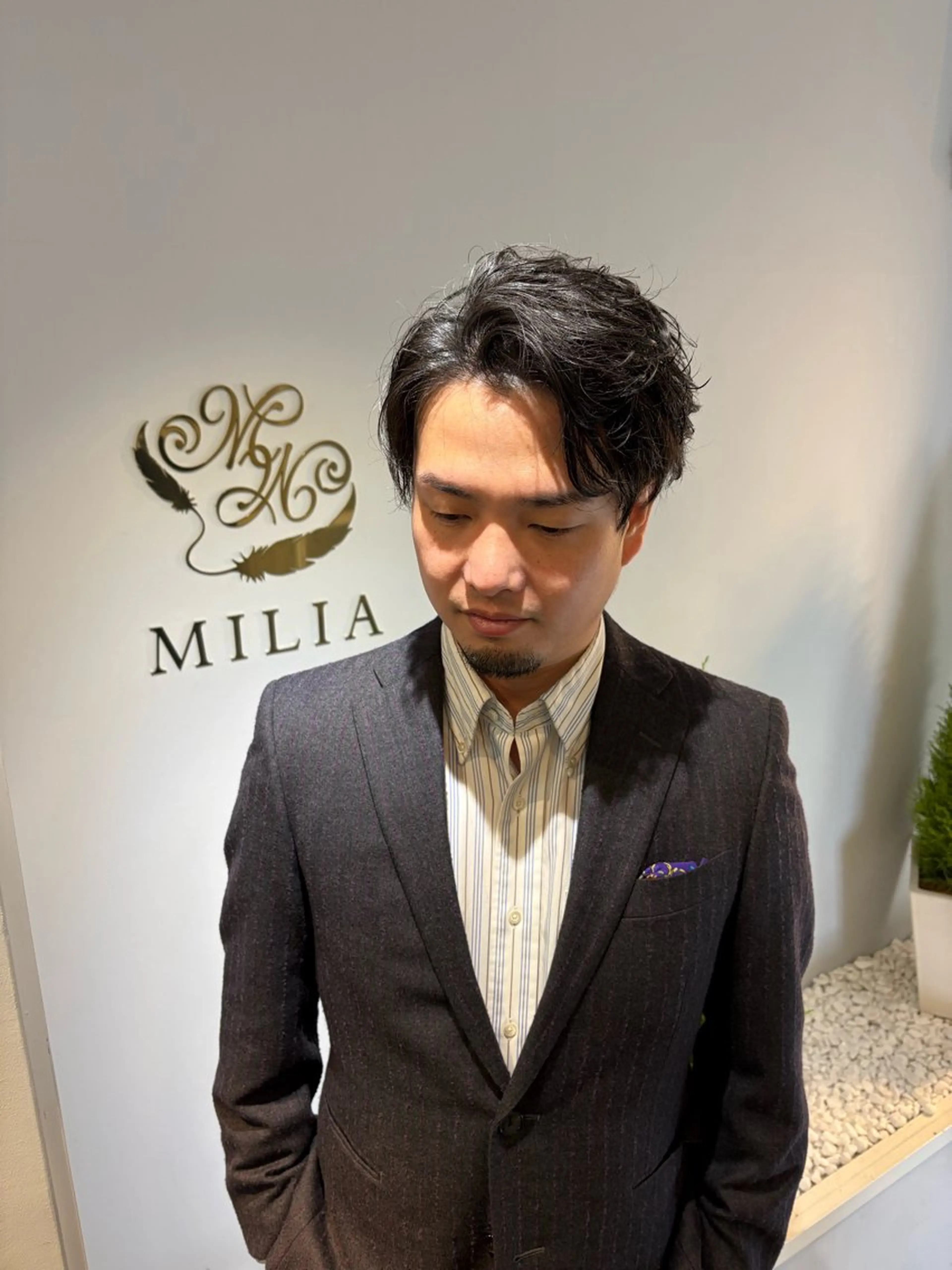 パーマ メンズ 樅木 恒毅のヘアスタイル