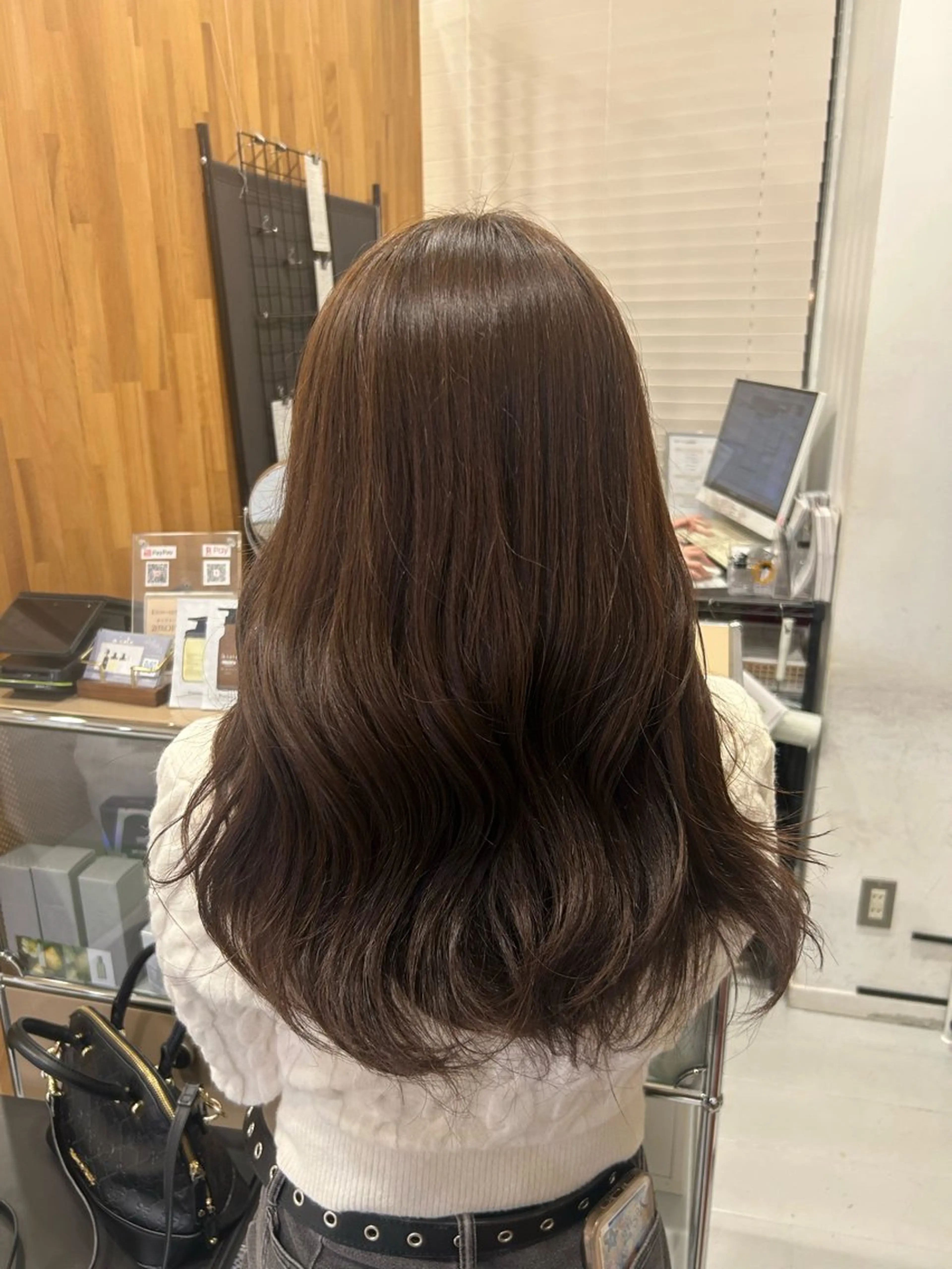 ロング カット ヘアカラー トリートメント 韓国ヘア ‎⟡.·KANA🐥のヘアスタイル