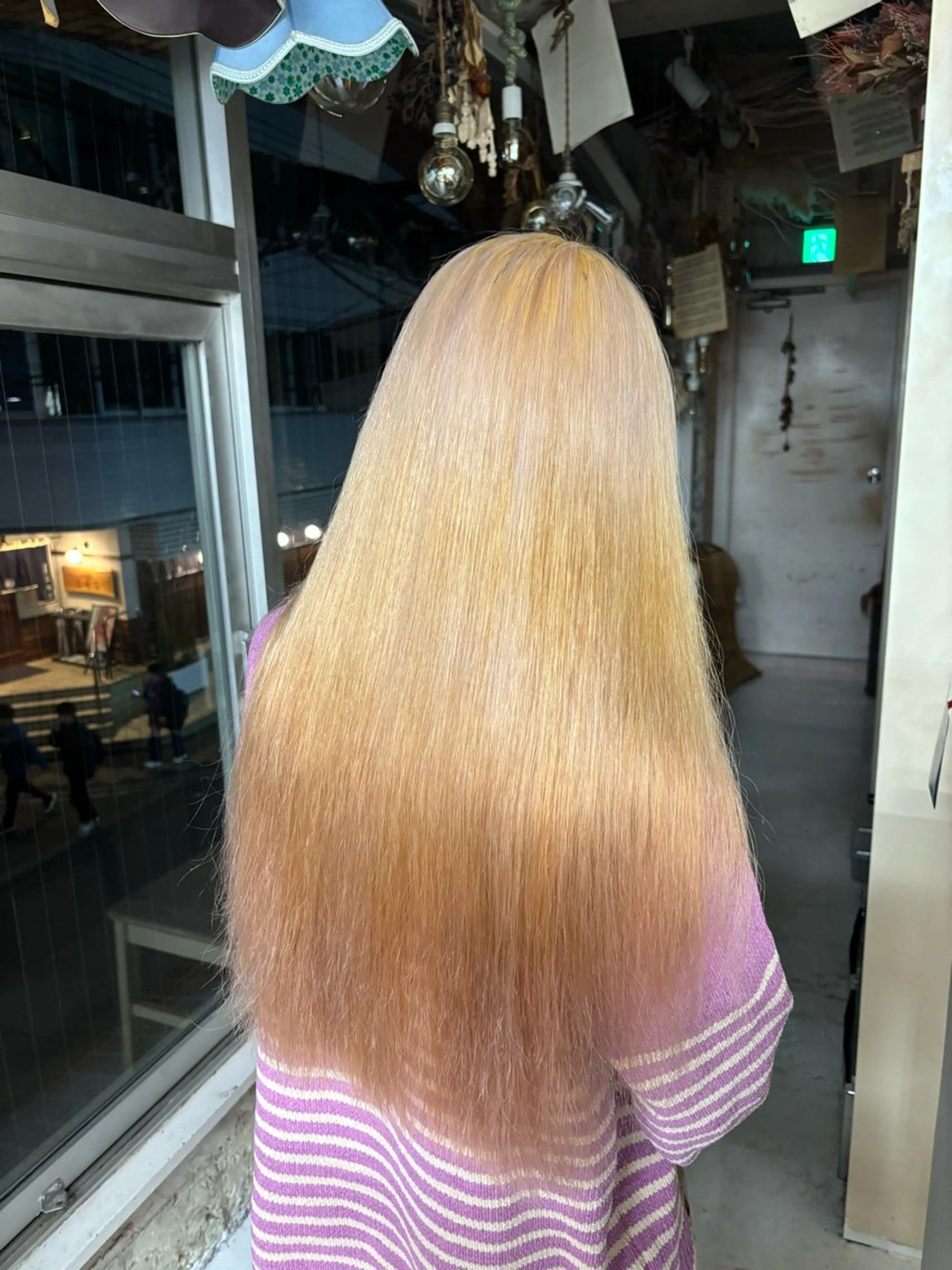 ロング カラー 暖色カラ-ෆ˚顔周り 🎀ོ白岩亜実🎀ོのヘアスタイル