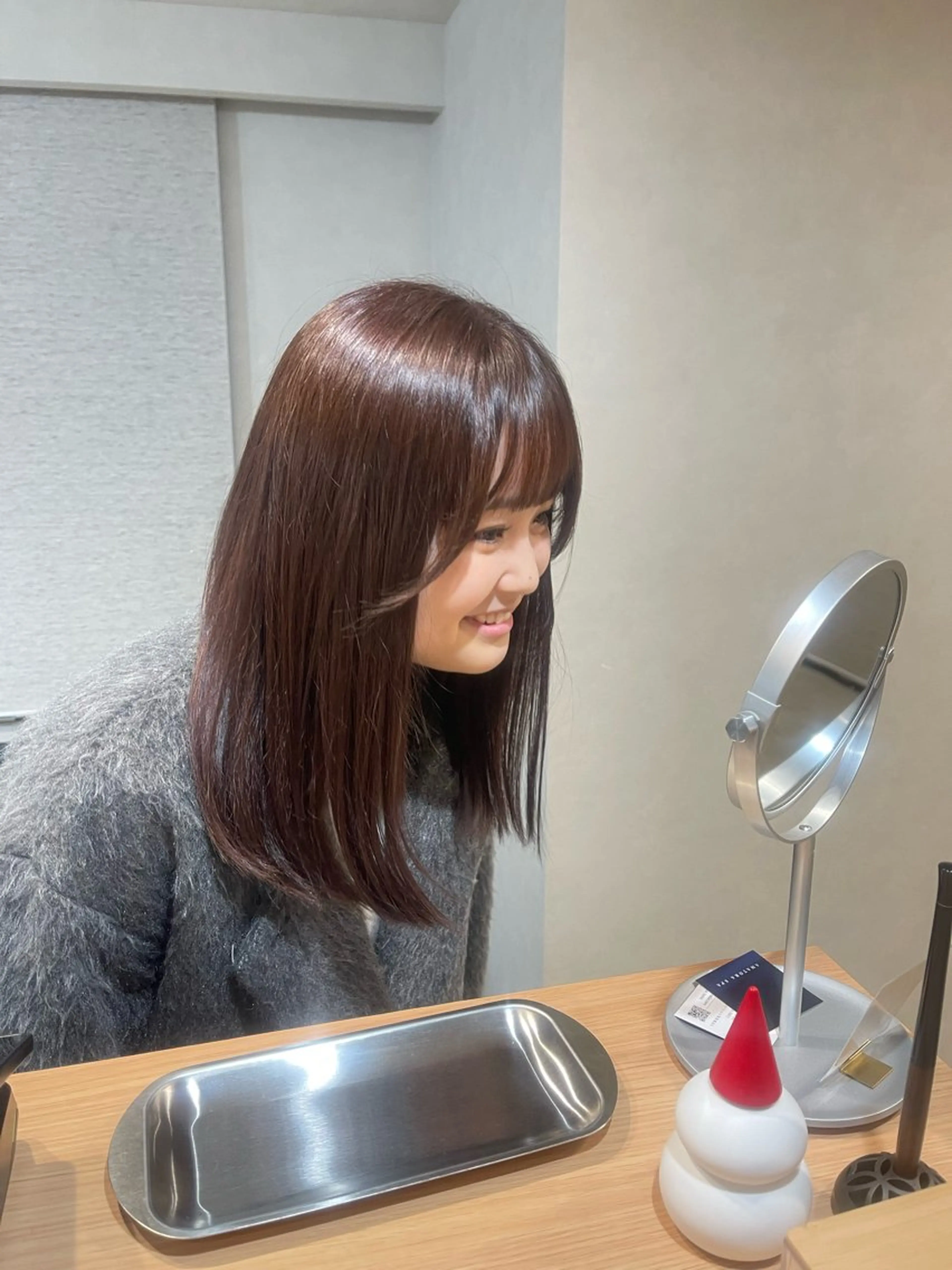 ミディアム AMATORA SPA/福井美悠のヘアスタイル