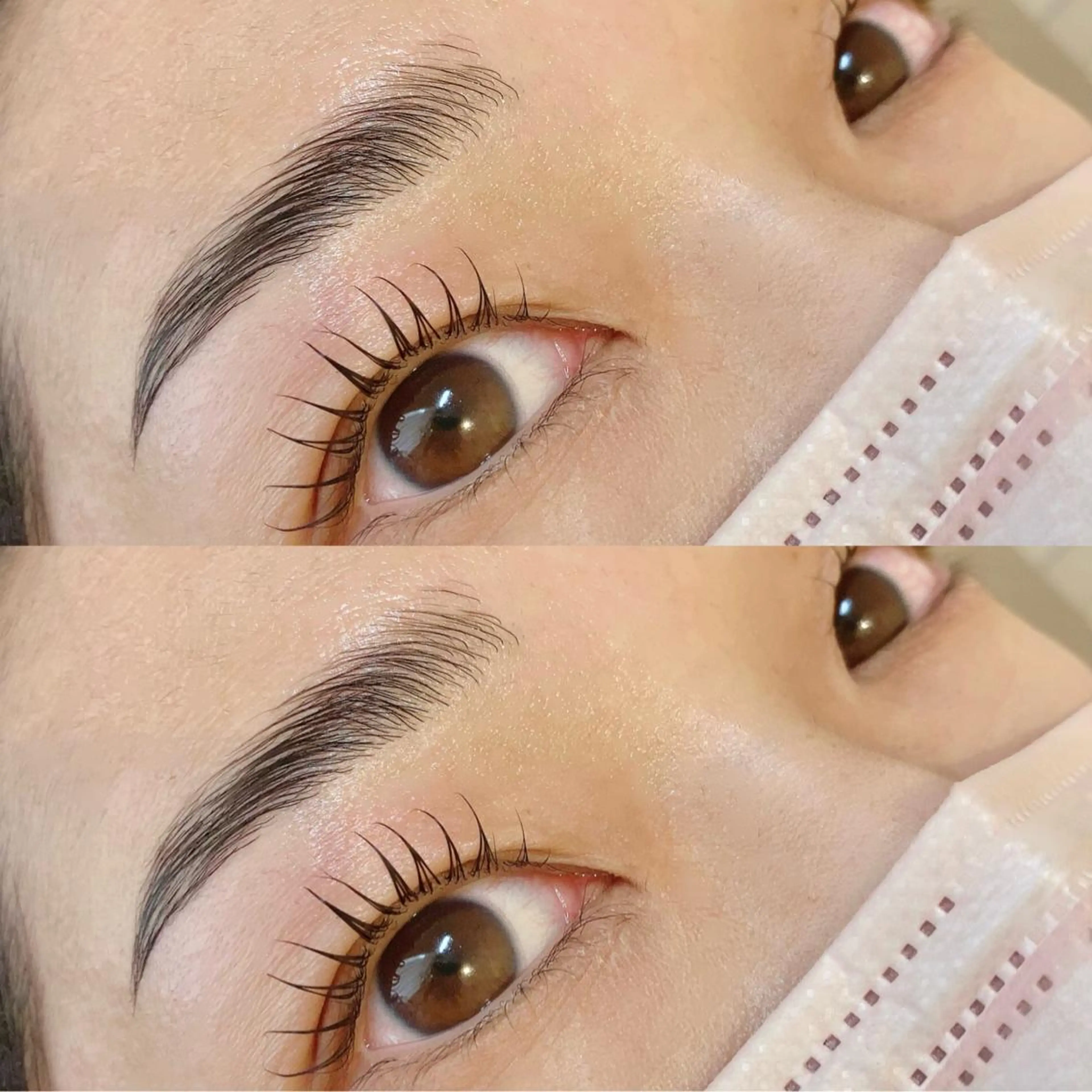 マツエク・マツパ アイブロウ ハリウッドブロウリフト パリジェンヌラッシュリフト 十文字 りょうのマツエク・マツパデザイン