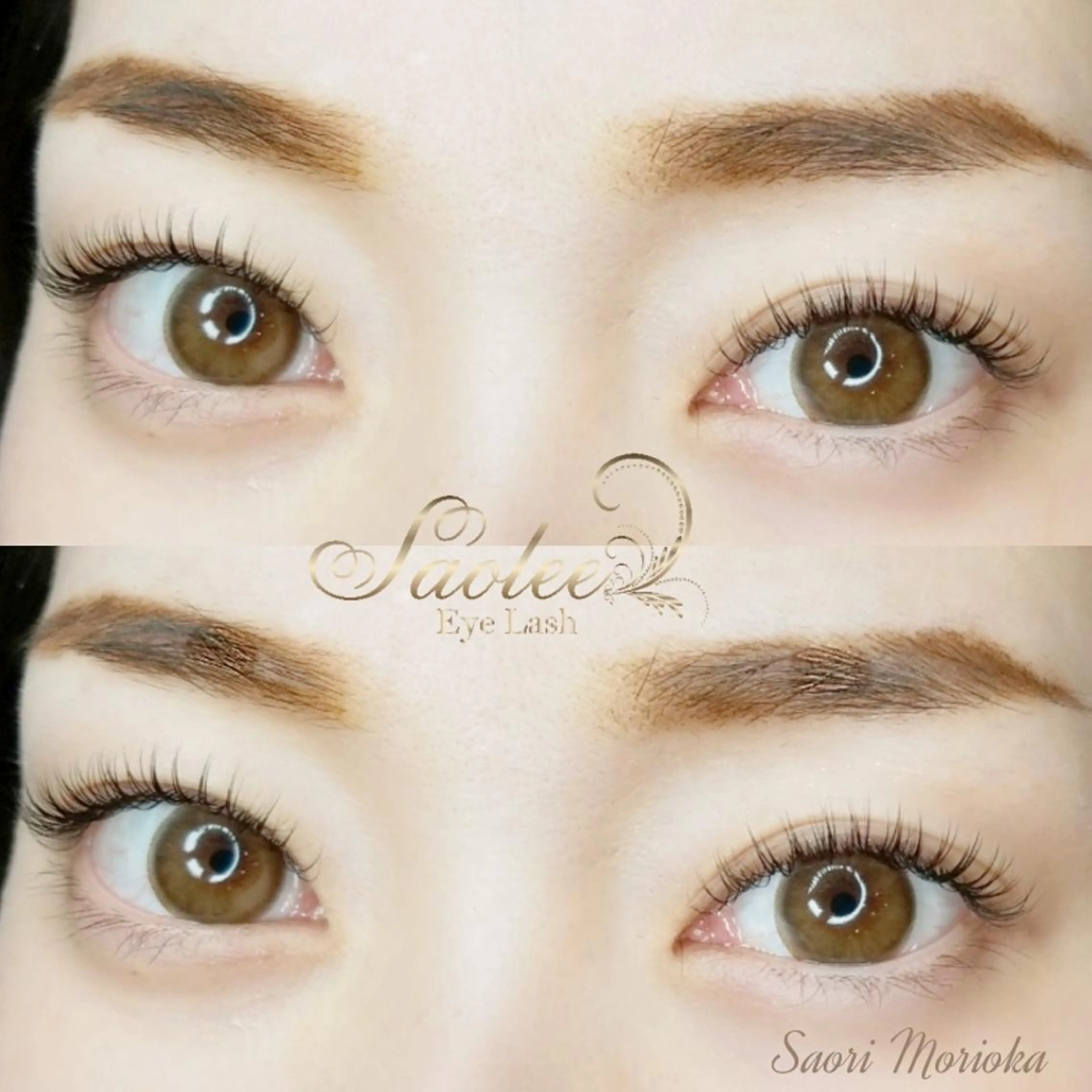 マツエク・マツパ パリジェンヌラッシュリフト M SAORIのマツエク・マツパデザイン