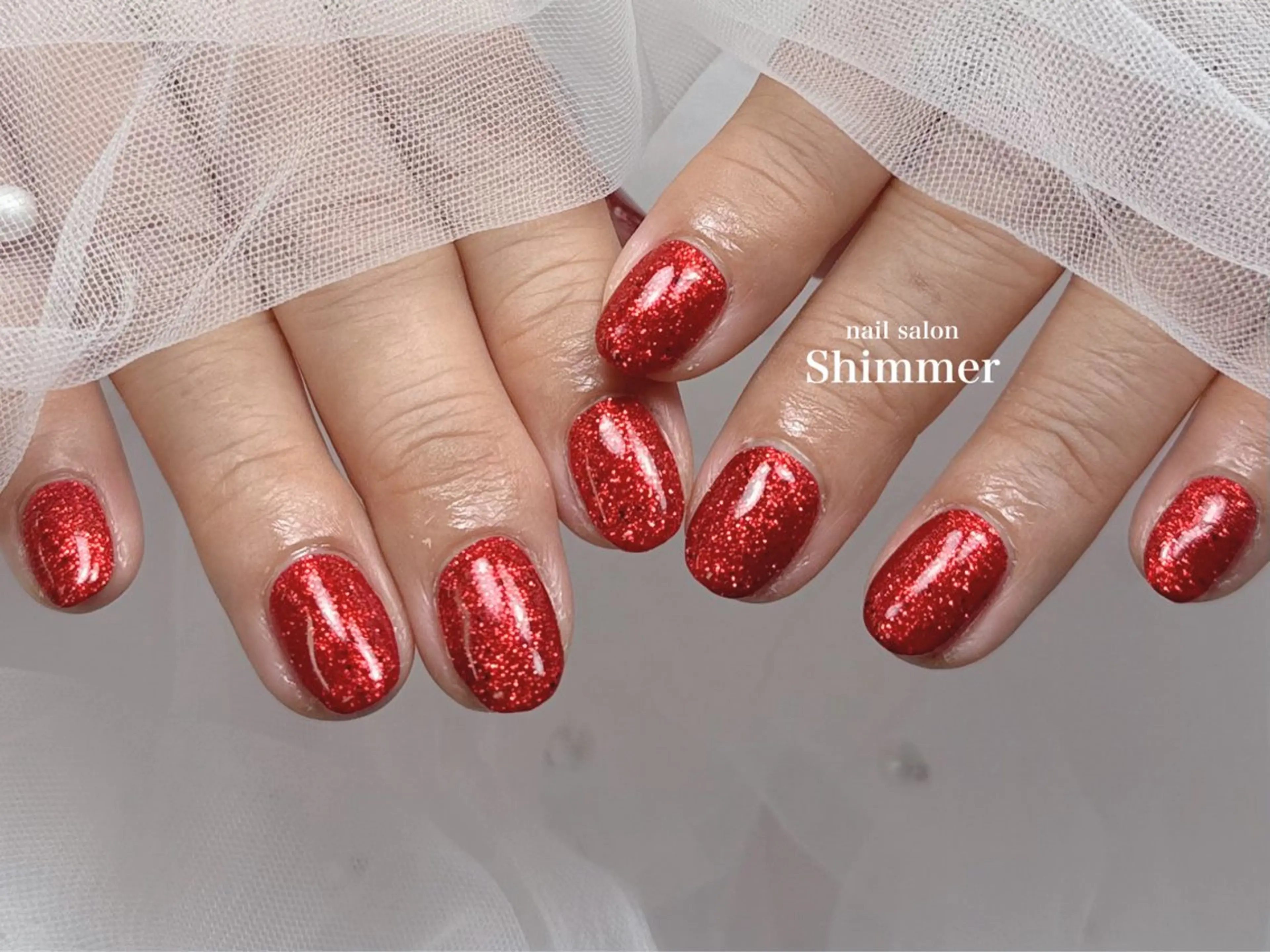 ネイル ハンドネイル Shimmer Risaのネイルデザイン