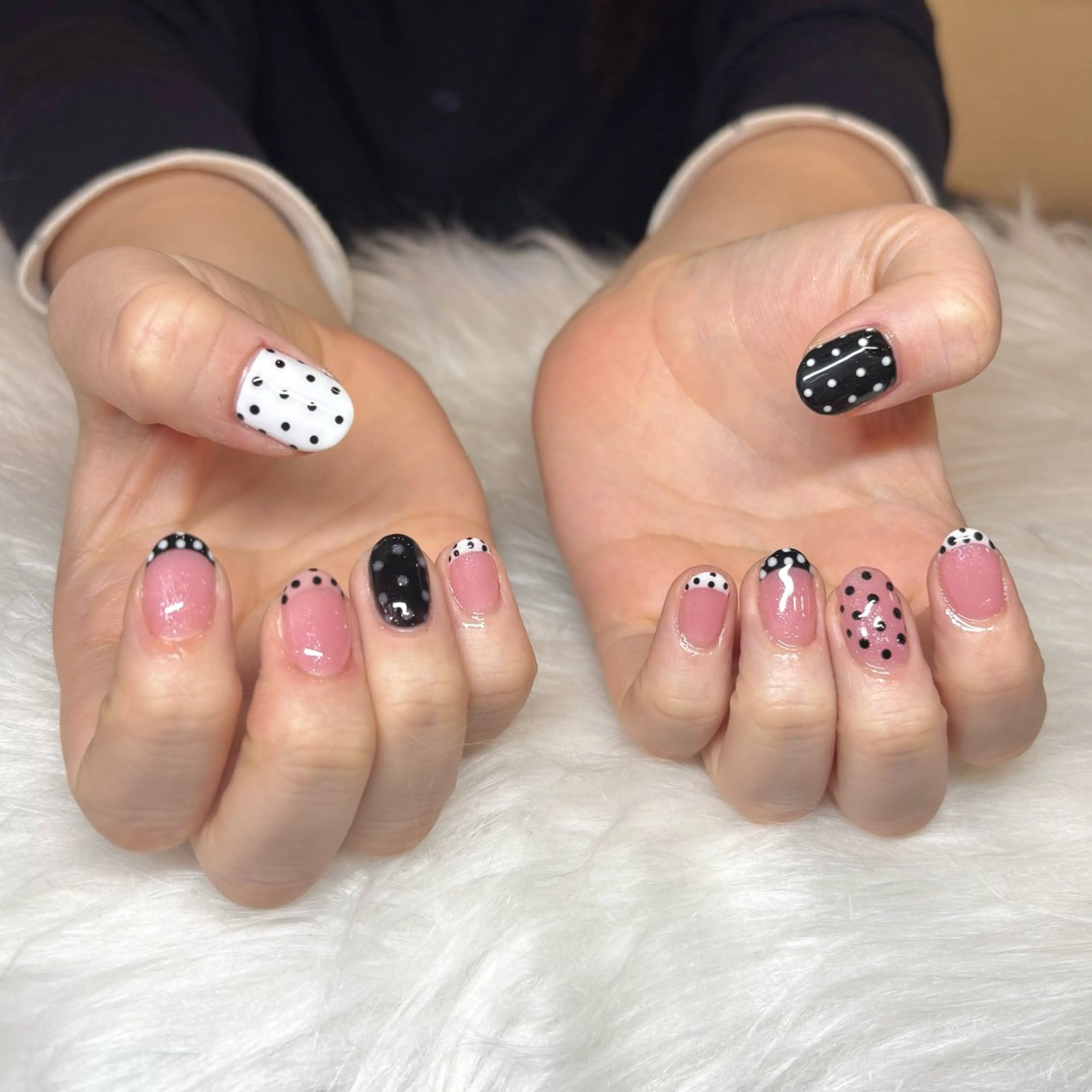 ネイル フレンチネイル 春ネイル ハンドネイル HANA ソブエのネイルデザイン