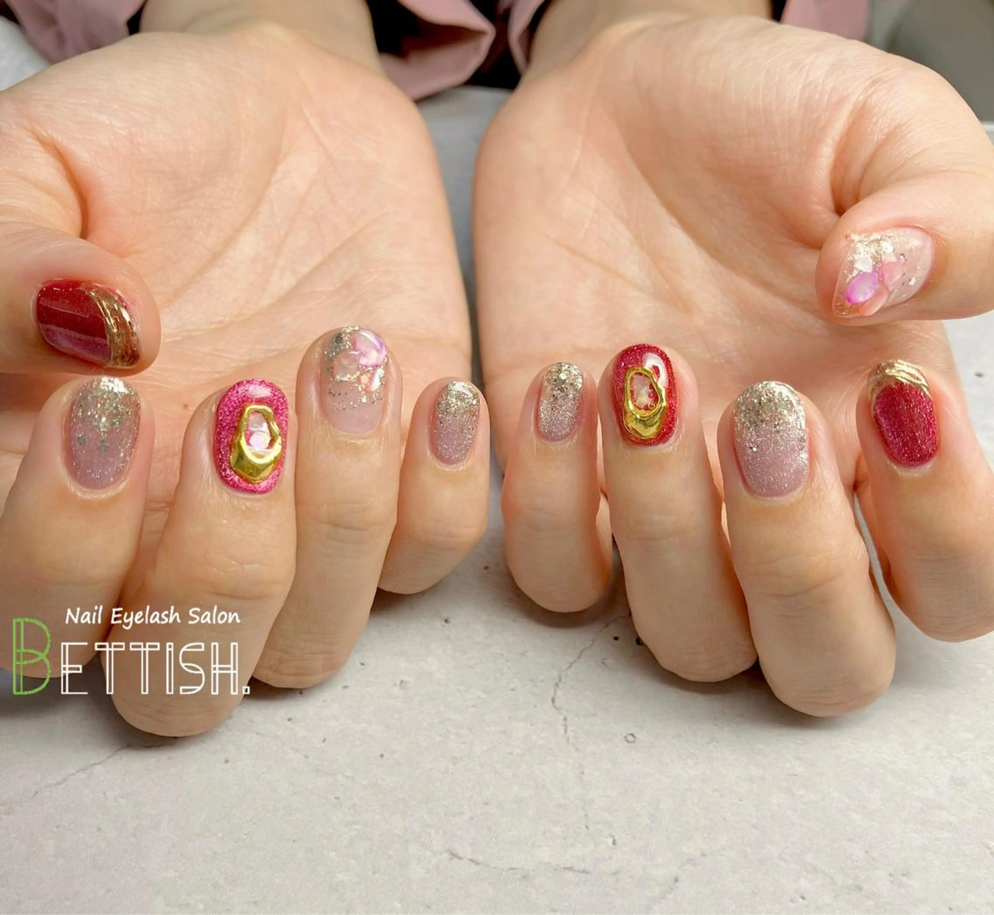 ネイル キラキラネイル ハンドネイル BETTISH. KUMIKO☺︎︎のネイルデザイン