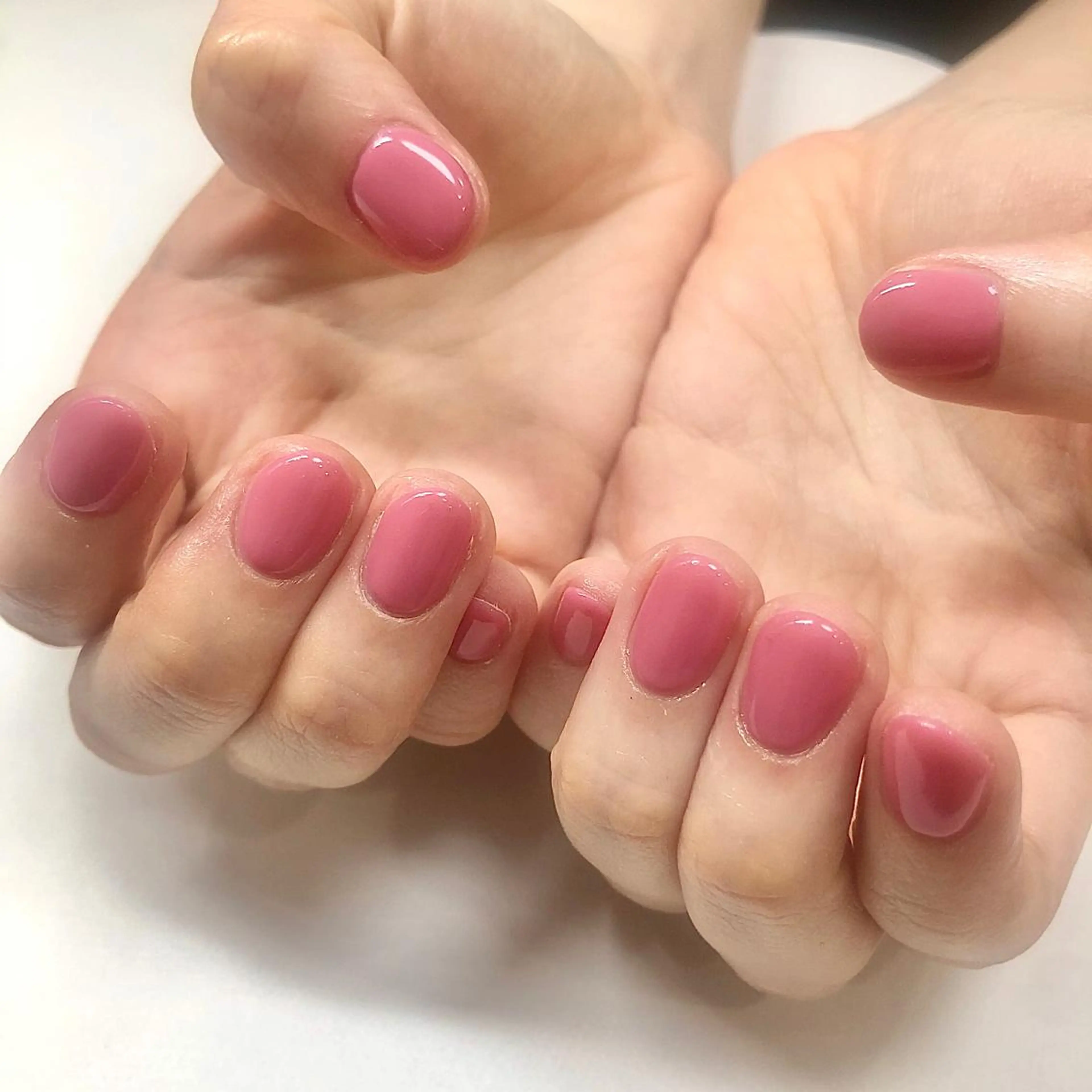 ネイル ワンカラーネイル 春ネイル ハンドネイル 🎀AYAKO 🎀中韓ネイルのネイルデザイン