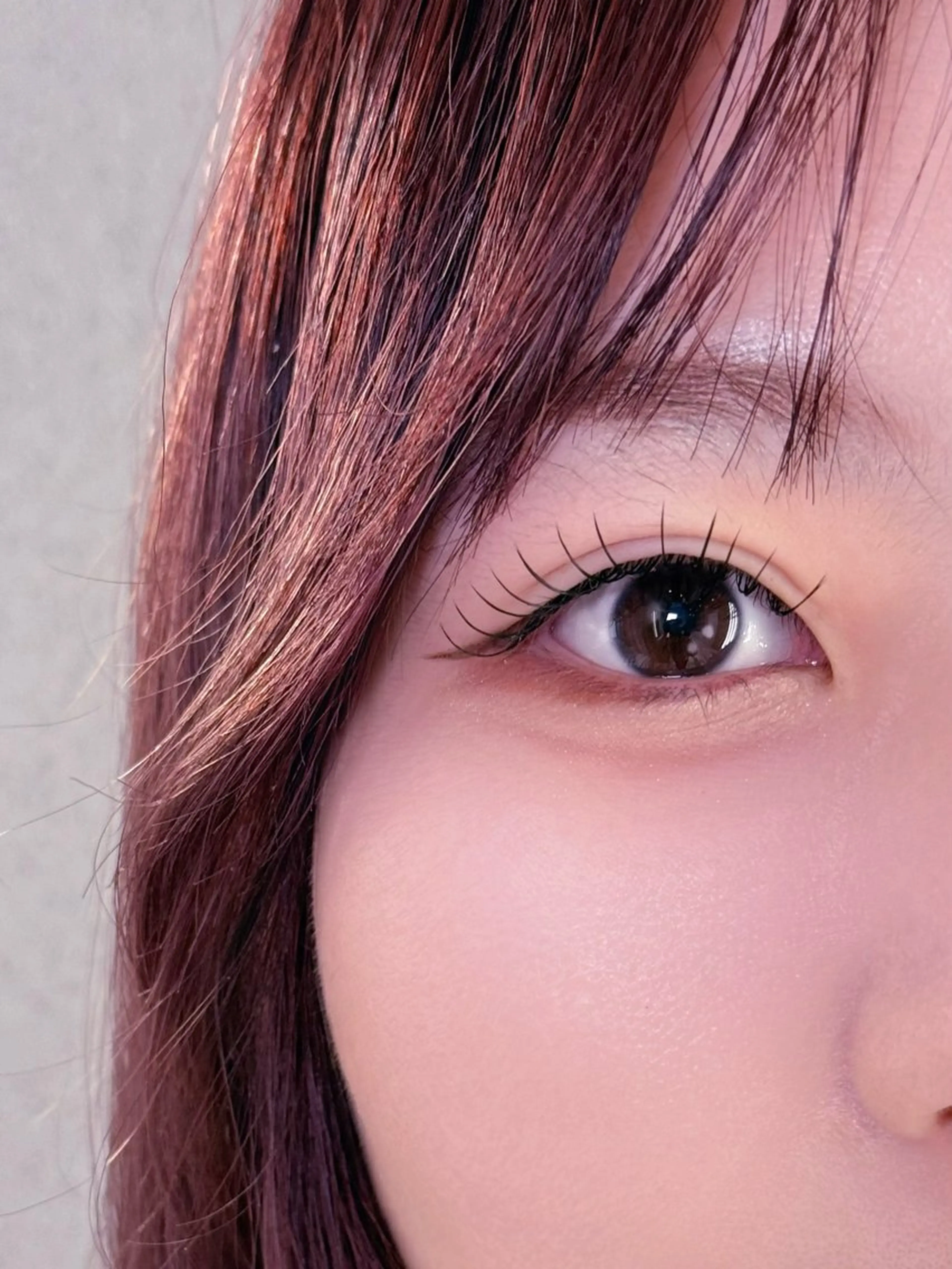 マツエク・マツパ 束感まつ毛 Cカール カラーマツエク キュート フラットラッシュ マツエク SALON VILLAGE所属・cherien 梅津のマツエク・マツパデザイン