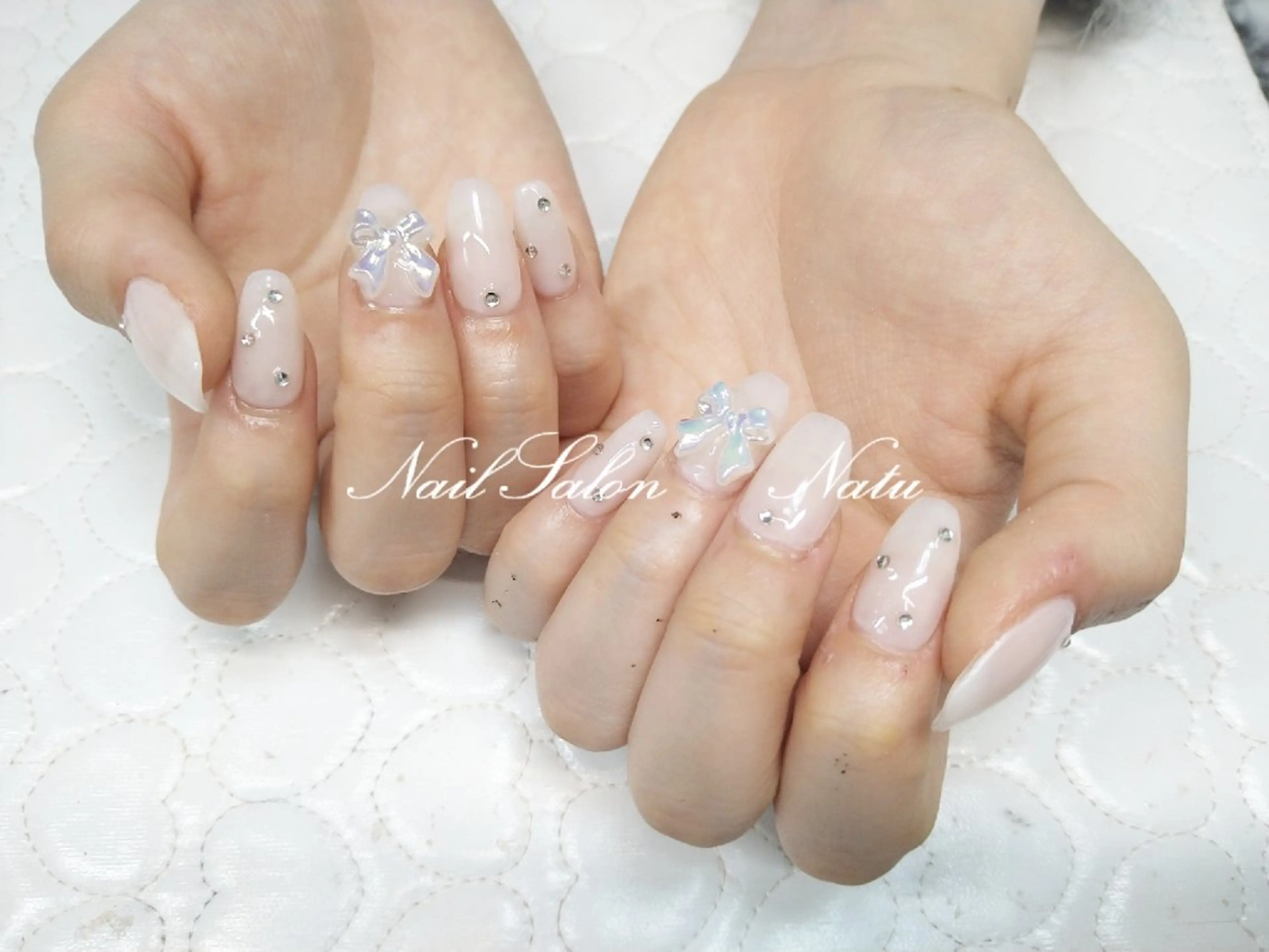 ネイル 長さ出し nailsalon　 Natuのネイルデザイン