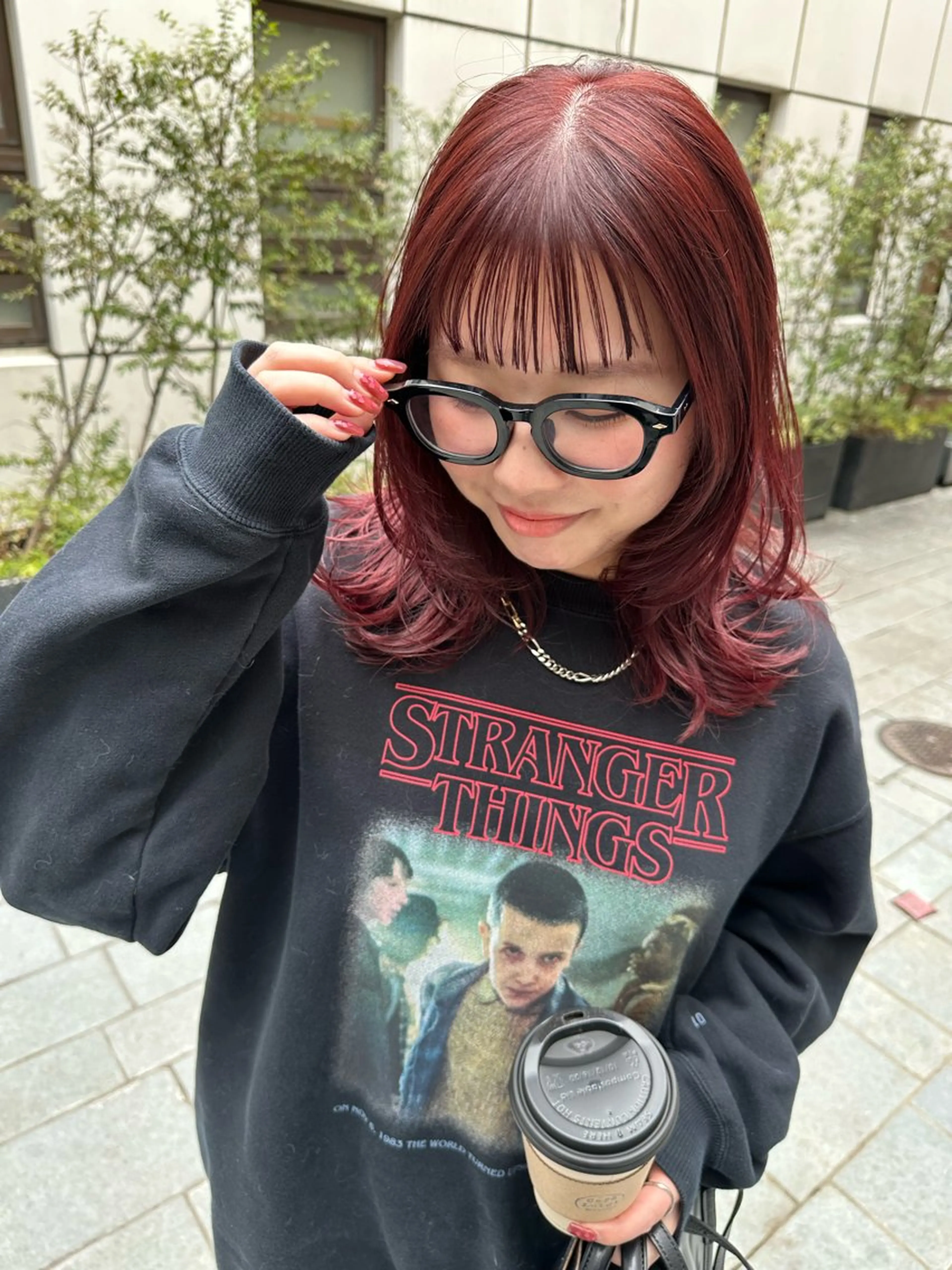 ミディアム カラー カット ヘアカラー トリートメント レイヤーカット/艶髪 ✨💭KIRARIのヘアスタイル