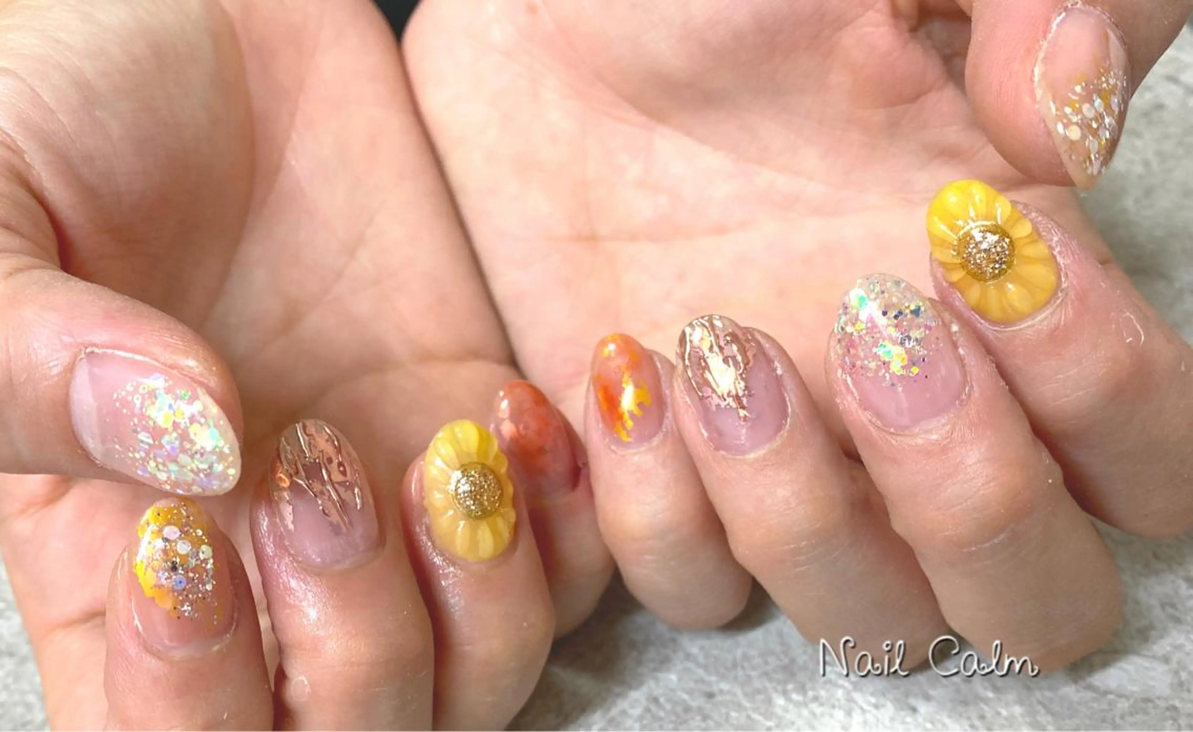 ネイル ニュアンスネイル ハンドネイル Nail Calm所属・プライベートサロン Calmのネイルデザイン