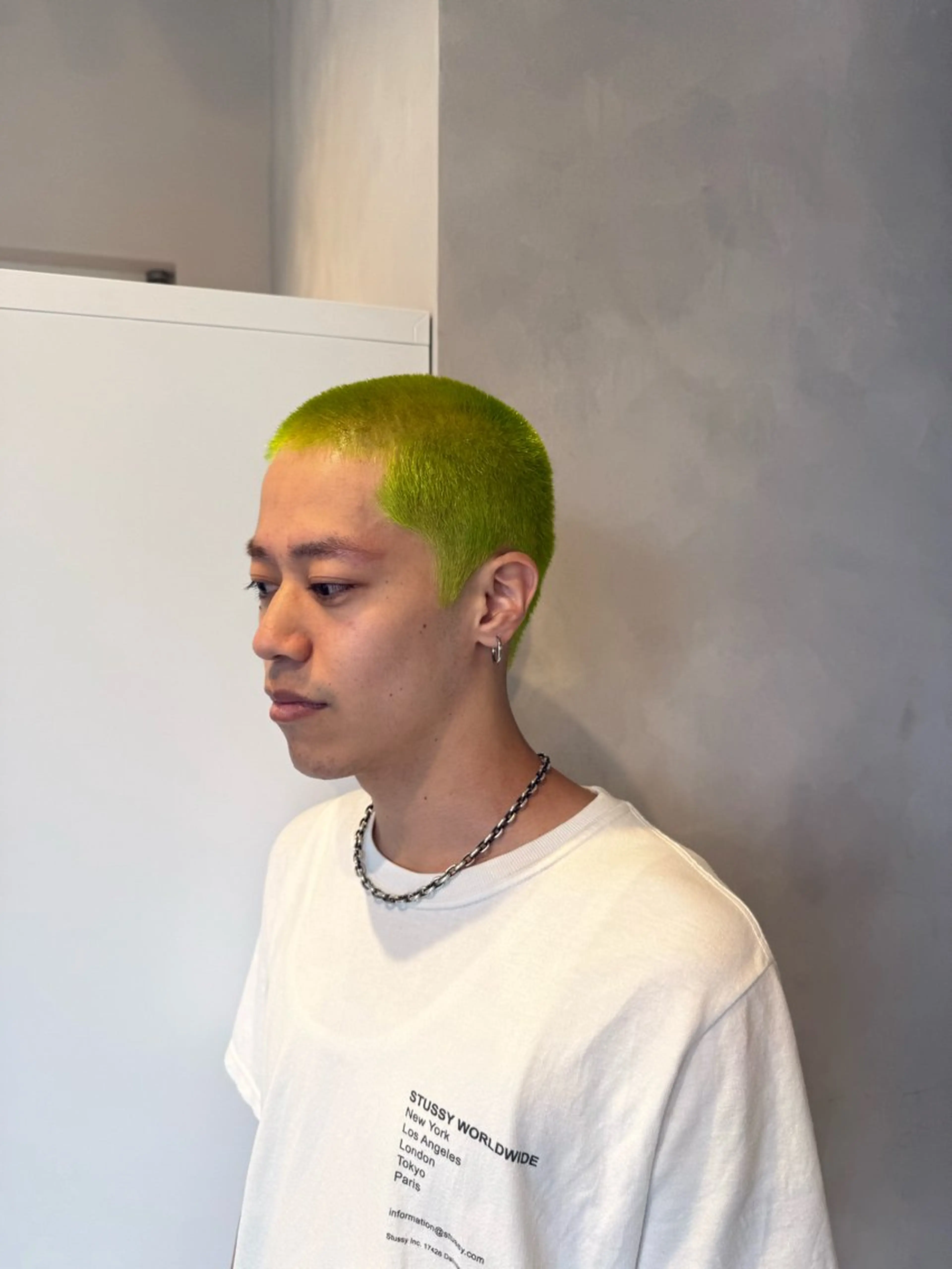 ショート カラー メンズ カット ヘアカラー トリートメント 渋谷レイヤーカット/ 暖色艶カラー🩵高橋のヘアスタイル