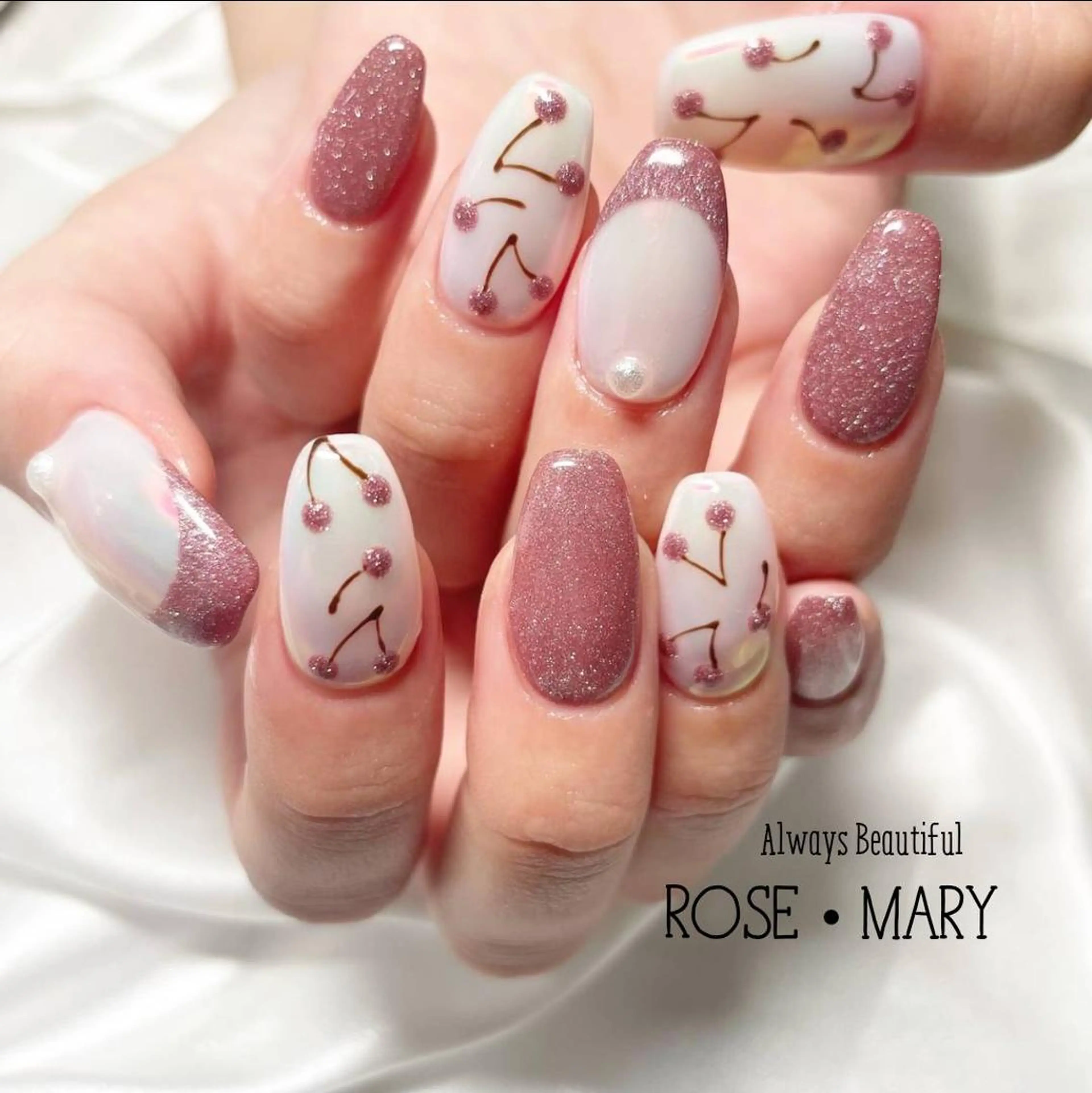 ネイル ハンドネイル ROSE・ MARY 鈴木のネイルデザイン