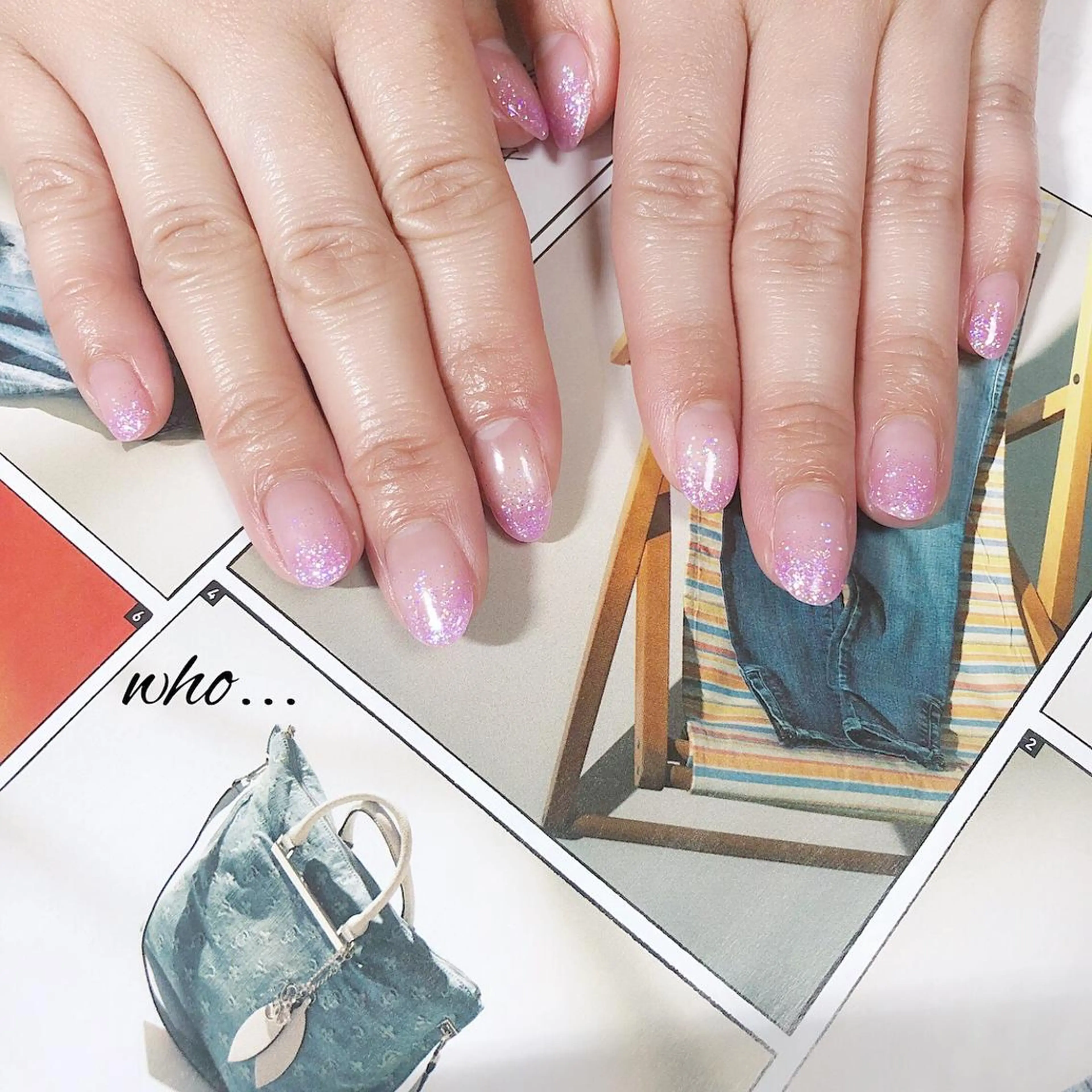 ネイル ラメ(グリッター) ラメグラデーション NailSalon who...所属・n. fumikoのネイルデザイン