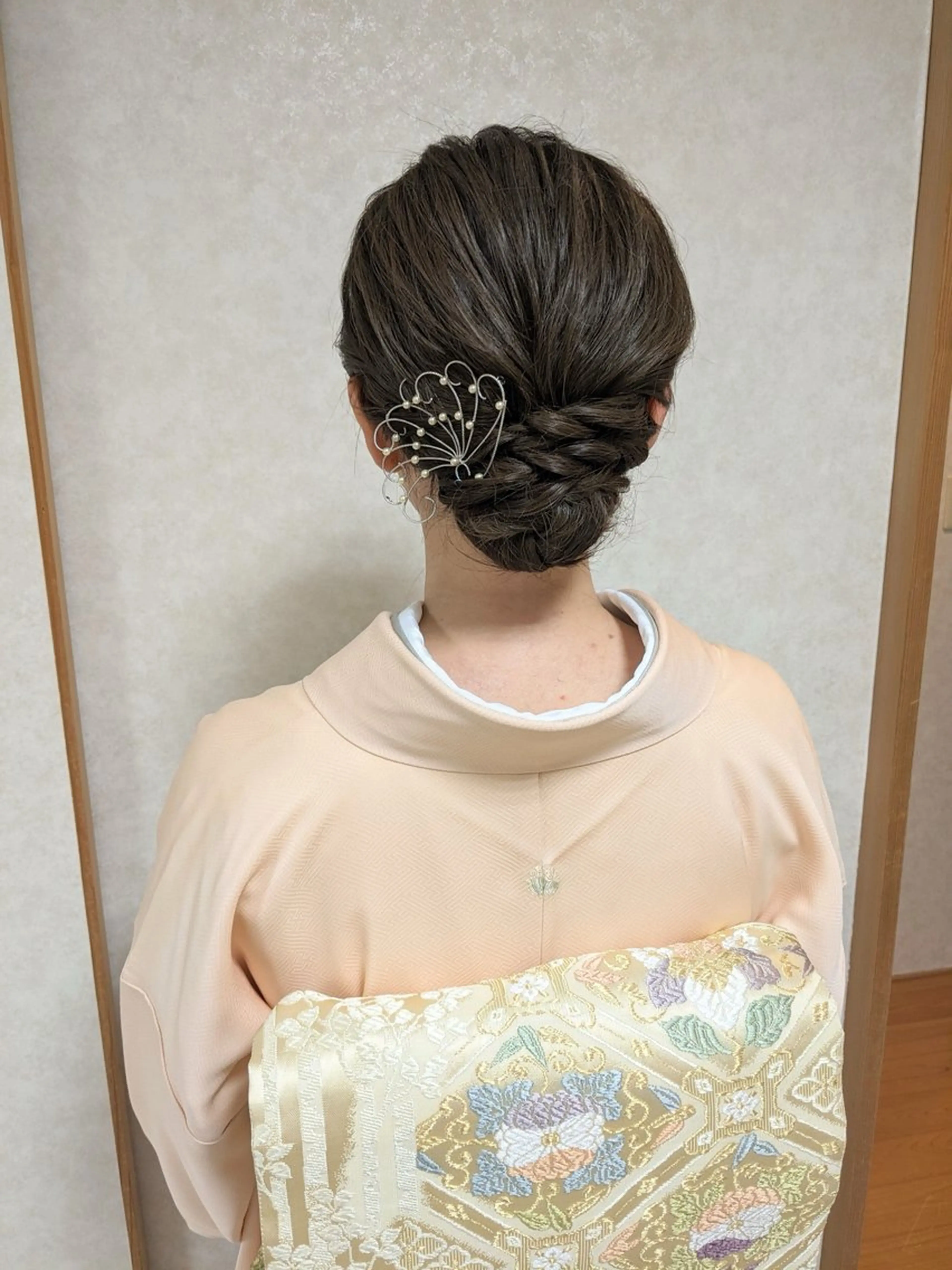 ミディアム ヘアアレンジ 着付け bright所属・miku ヘアセット/着付けのヘアスタイル