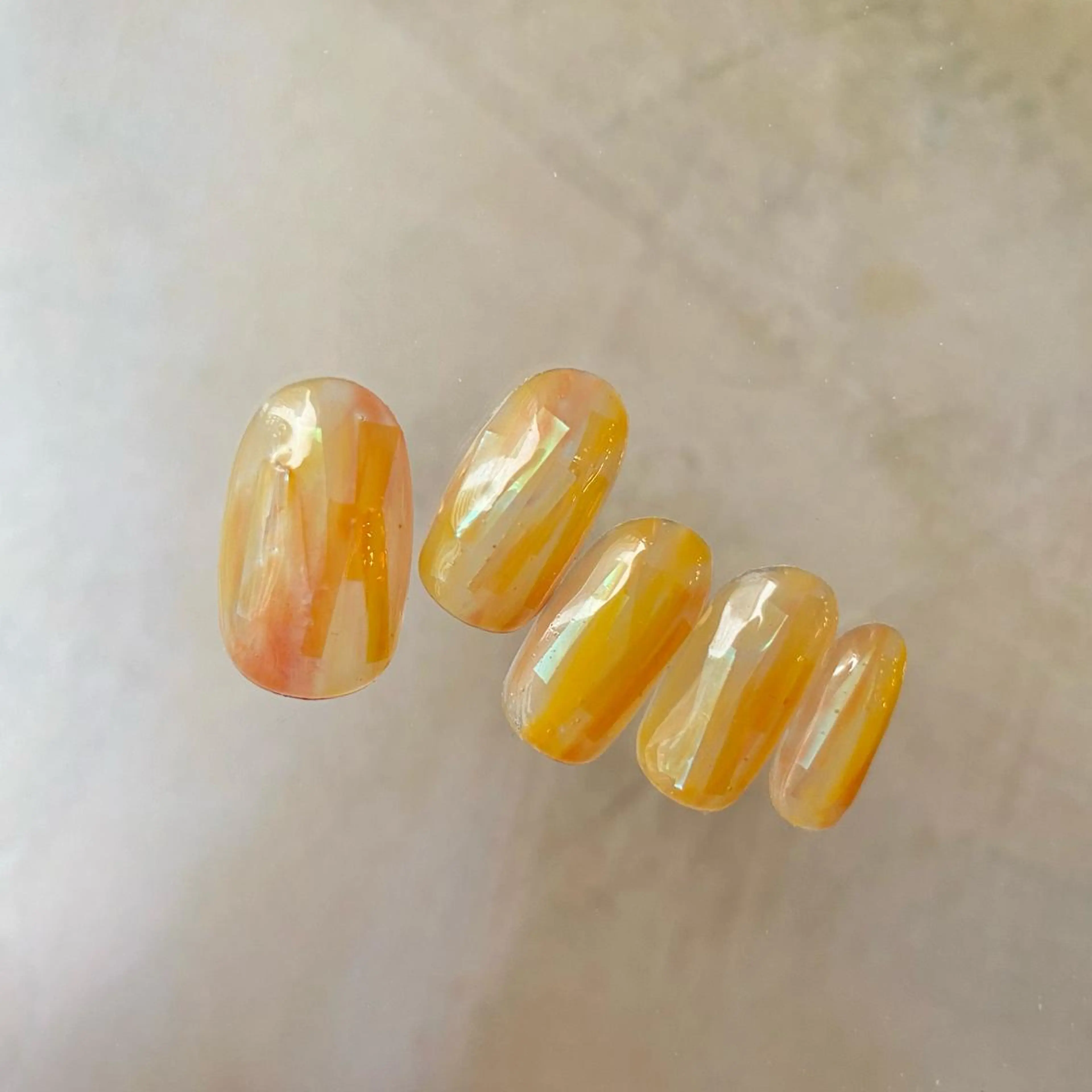 ネイル アートネイル フットネイル ニュアンスネイル 冬ネイル 山田 貴子のネイルデザイン