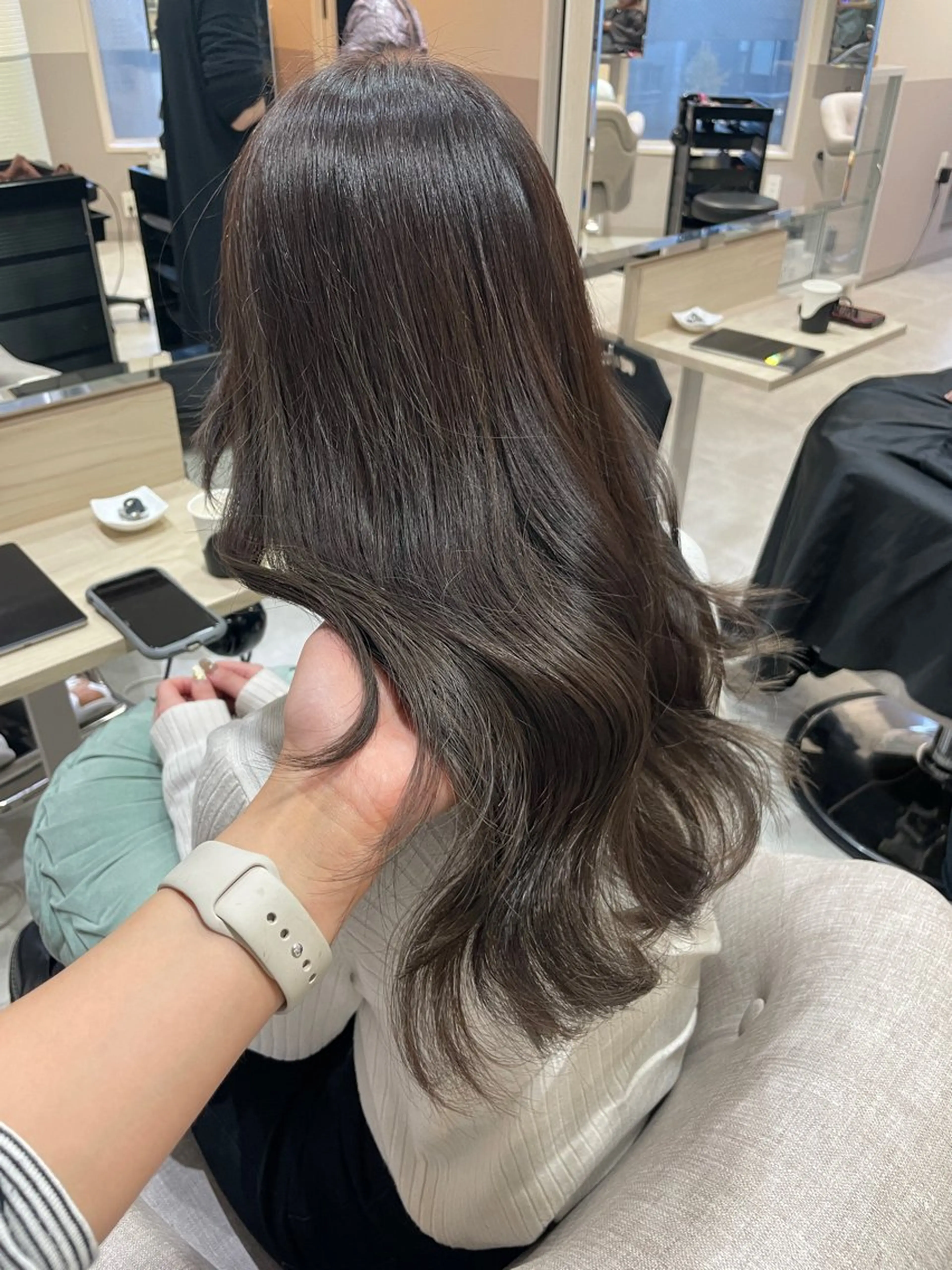 ロング カラー レイヤーカット カット ヘアカラー HARUKA韓国ヘア /Luana梅田のヘアスタイル