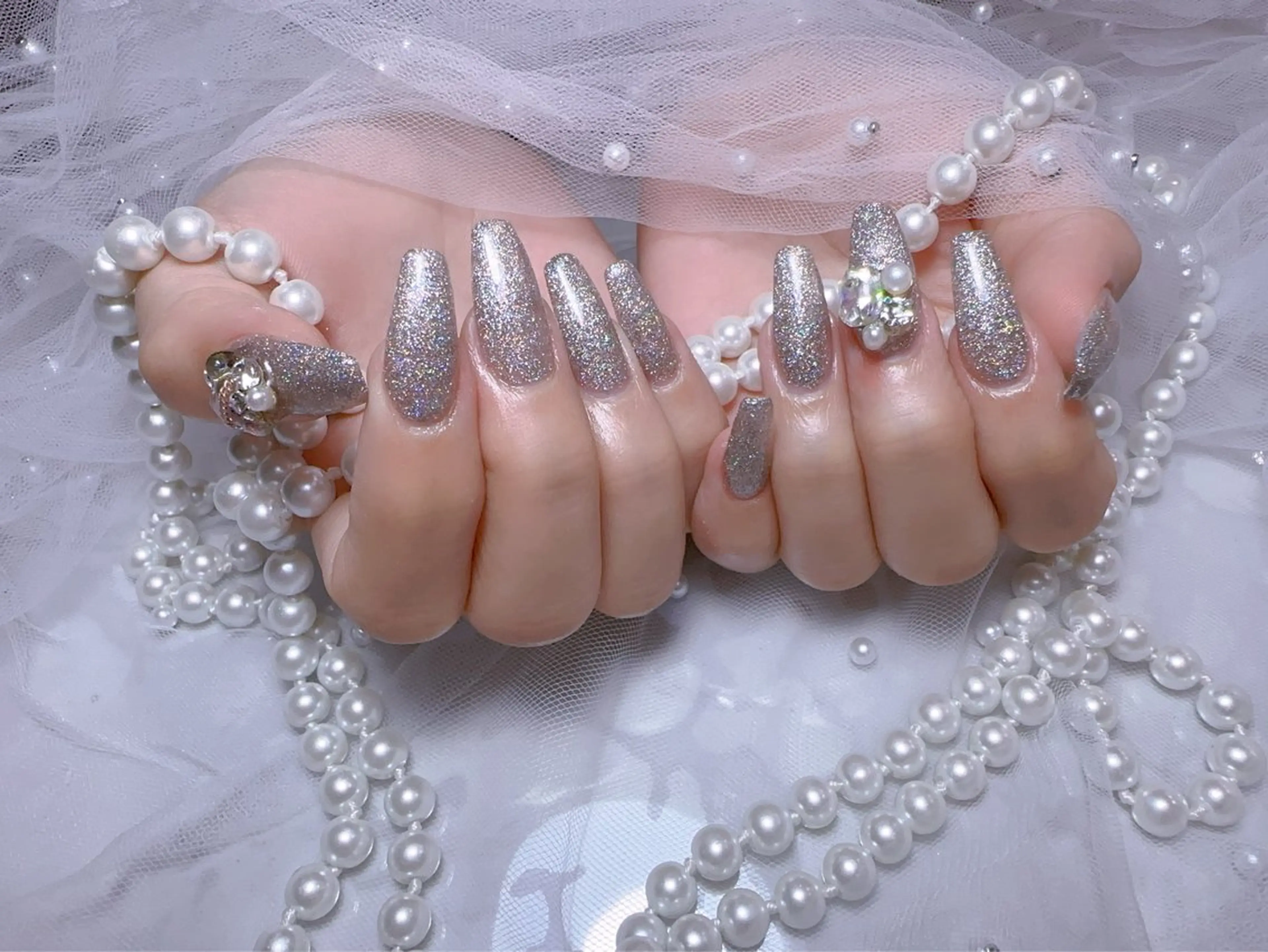 ネイル 長さ出し ワンカラーネイル ネイルチップ You&Me Miyuのネイルデザイン