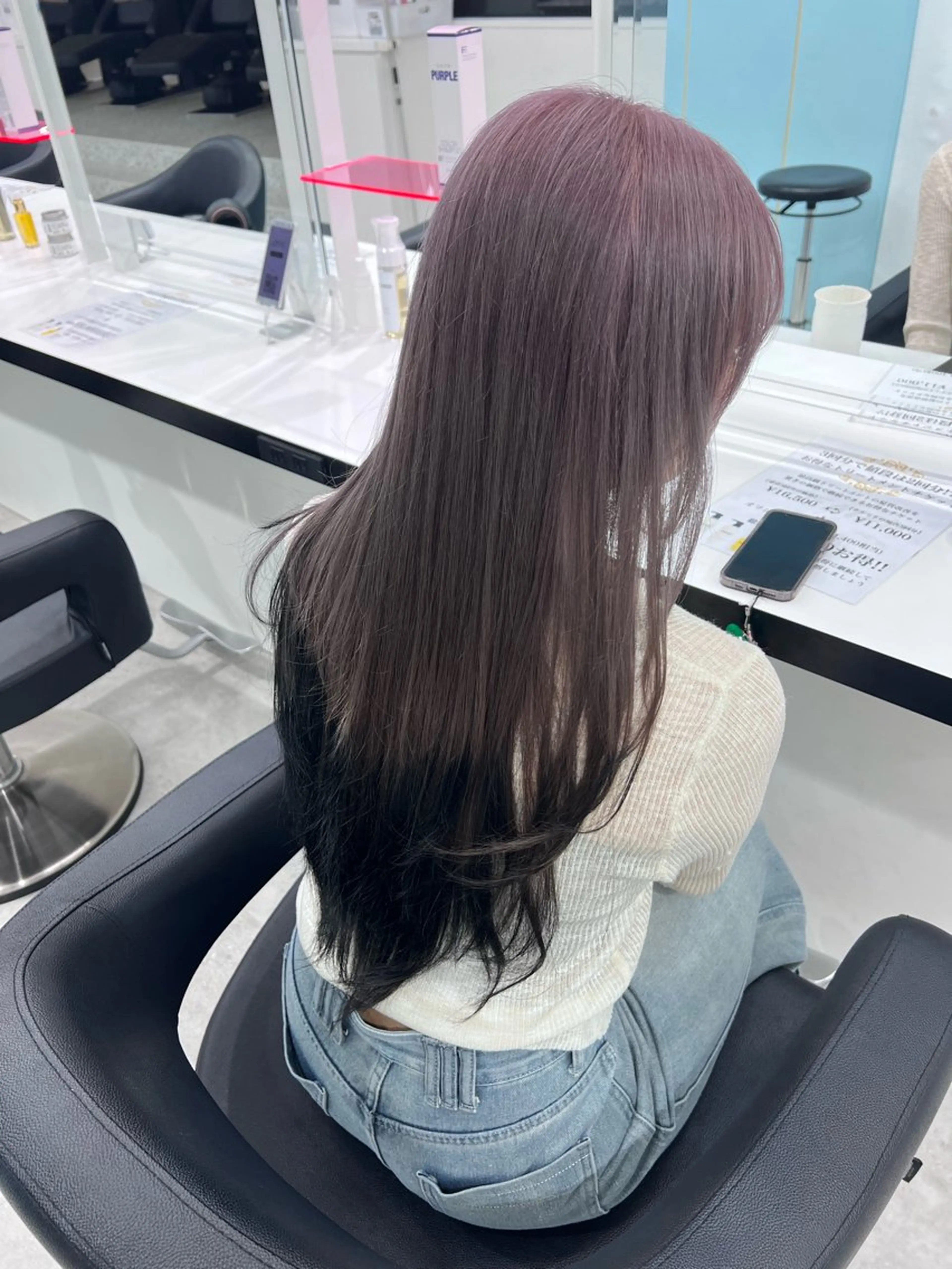 カラー ヘアカラー トリートメント 暖色・レイヤーカット SORA✂️⭐️のヘアスタイル