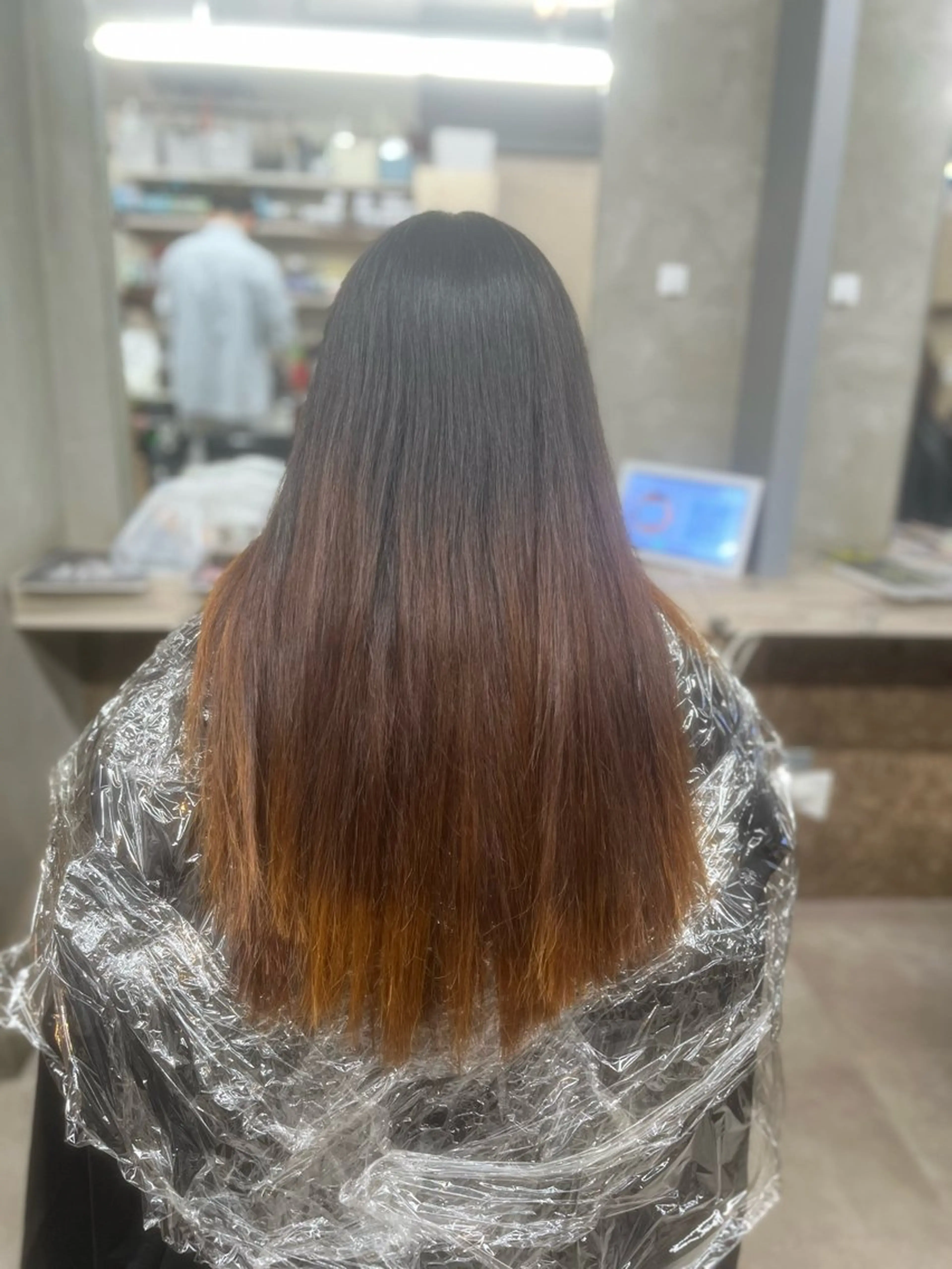 ロング カラー ヘアカラー トリートメント 🐈‍⬛多系統🕶 tsubura🖤のヘアスタイル