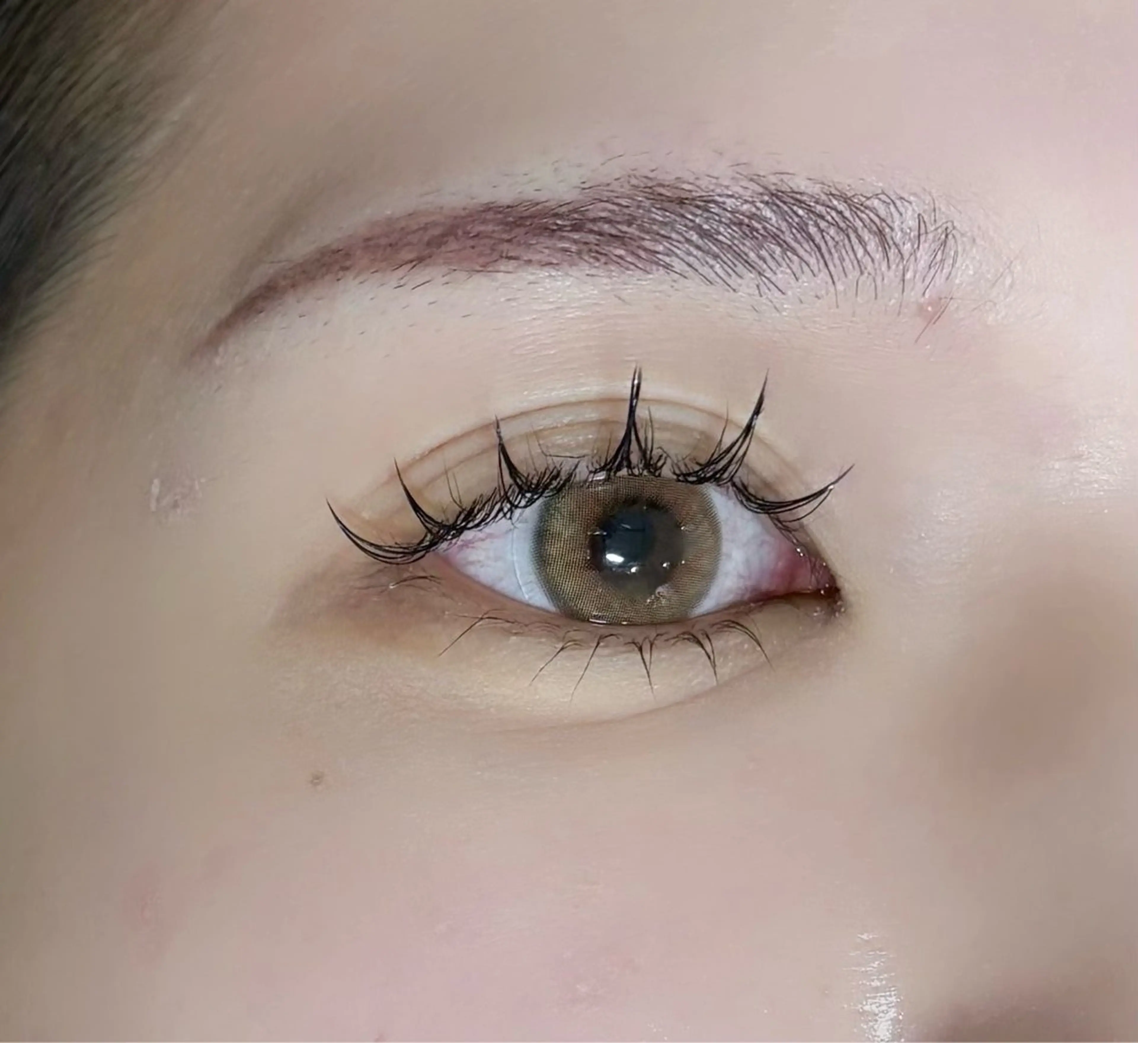 マツエク・マツパ フラットラッシュ ナチュラル まつげパーマ 下まつげエクステ マツエク LUNELLA☾ ໋ SANKAのマツエク・マツパデザイン