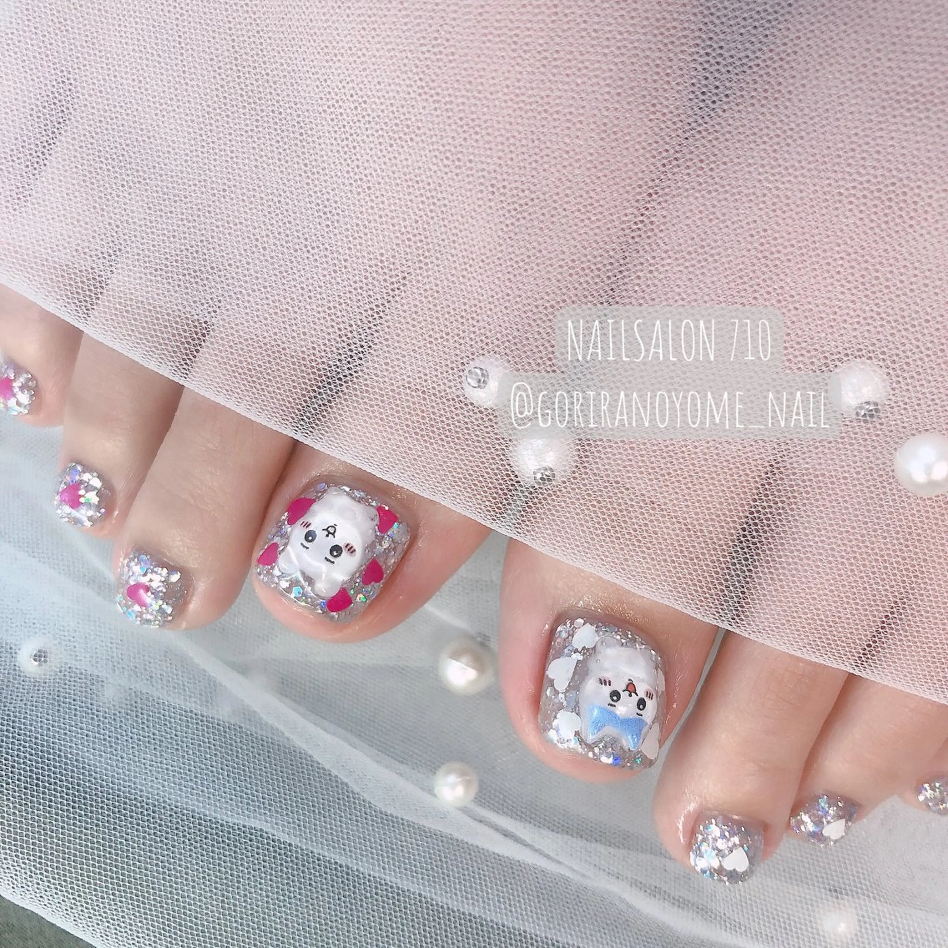 ネイル フットネイル ハンドネイル フットネイル ナナイチゼロ I.Naoのネイルデザイン