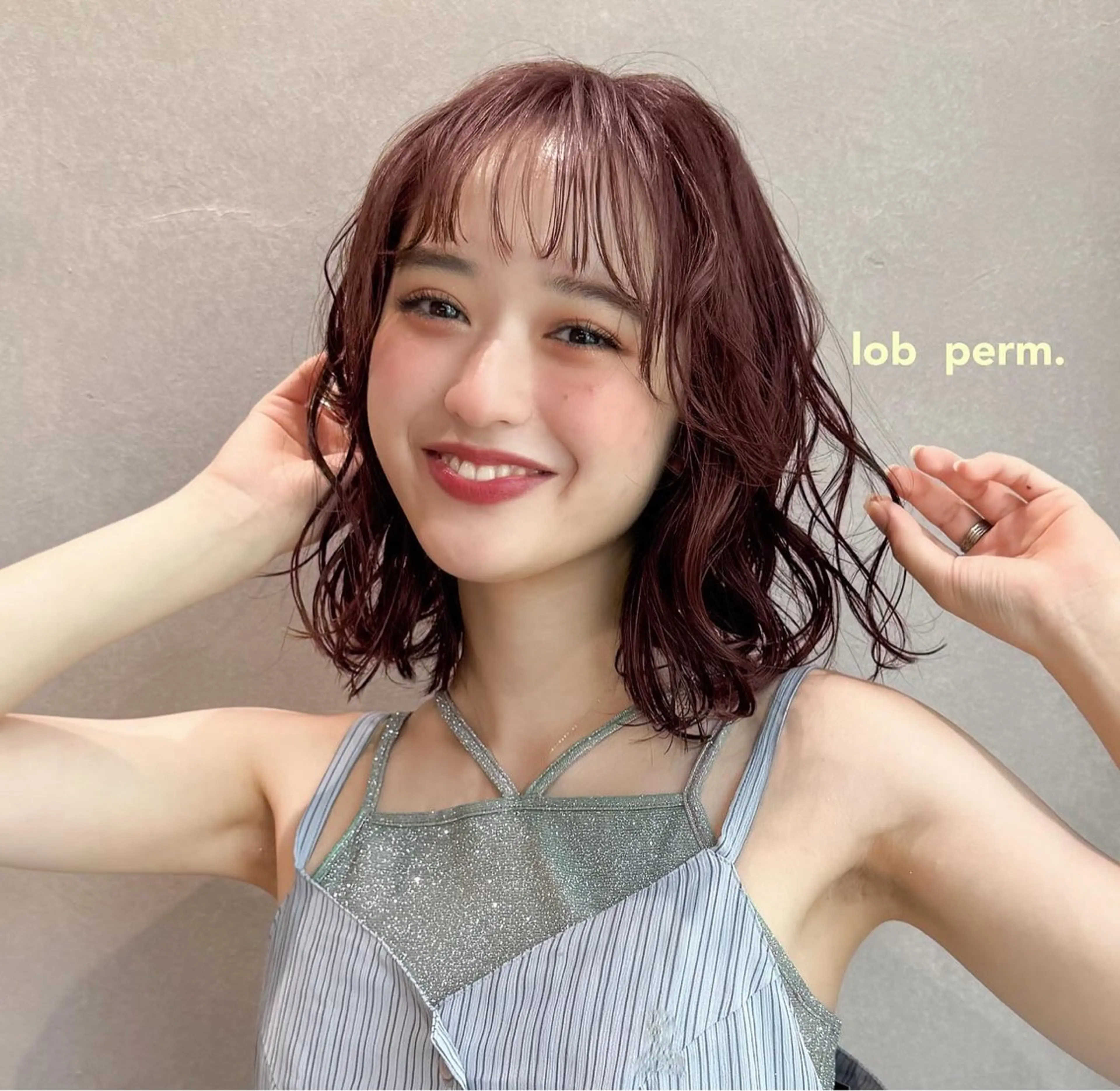 ミディアム パーマ joemi by unami所属・Aya/パーマ /表参道のヘアスタイル