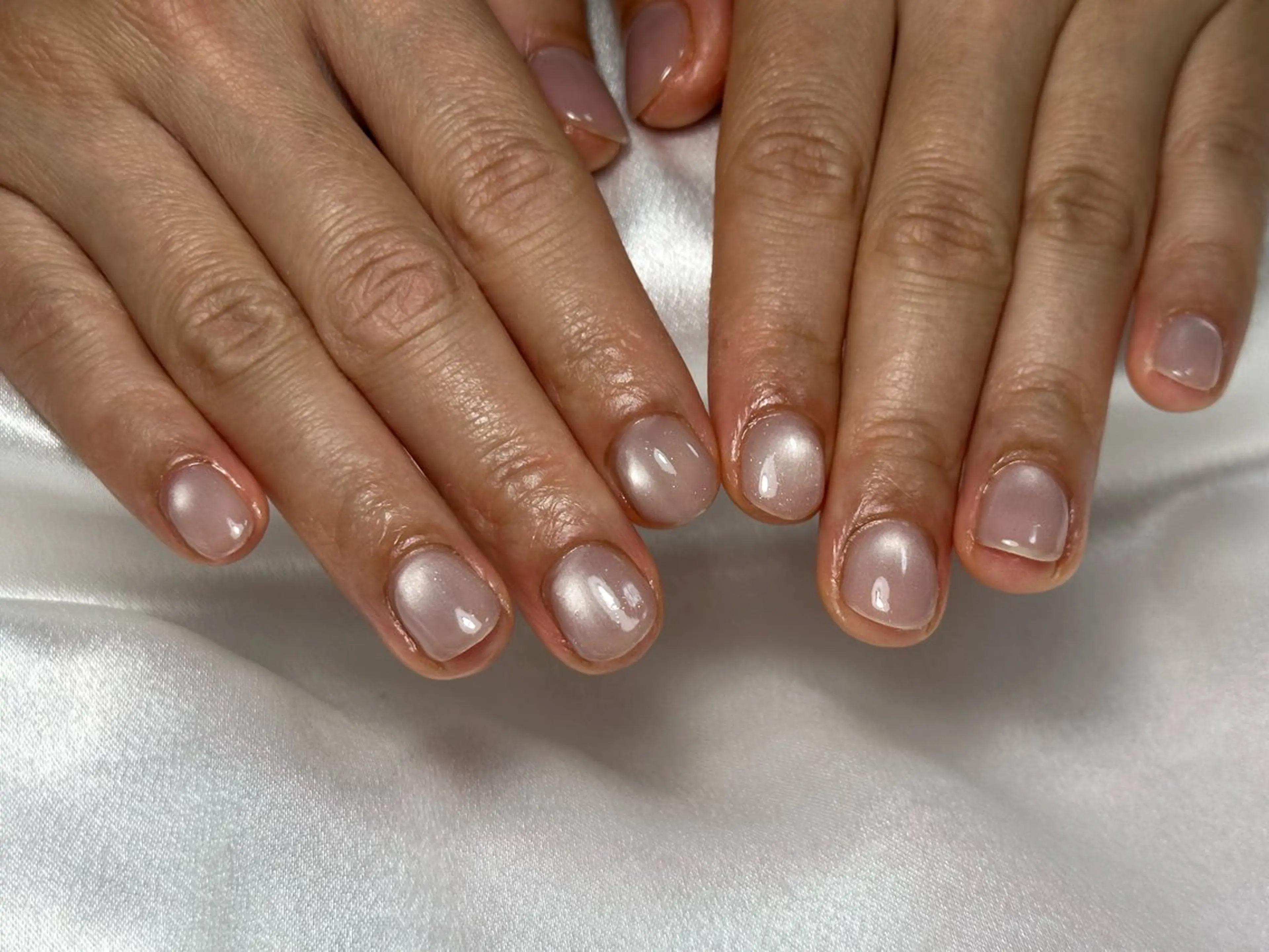 ネイル オーロラネイル 桜ネイル フラワーネイル フットネイル フレンチネイル ハンドネイル kiki nail たまプラーザのネイルデザイン