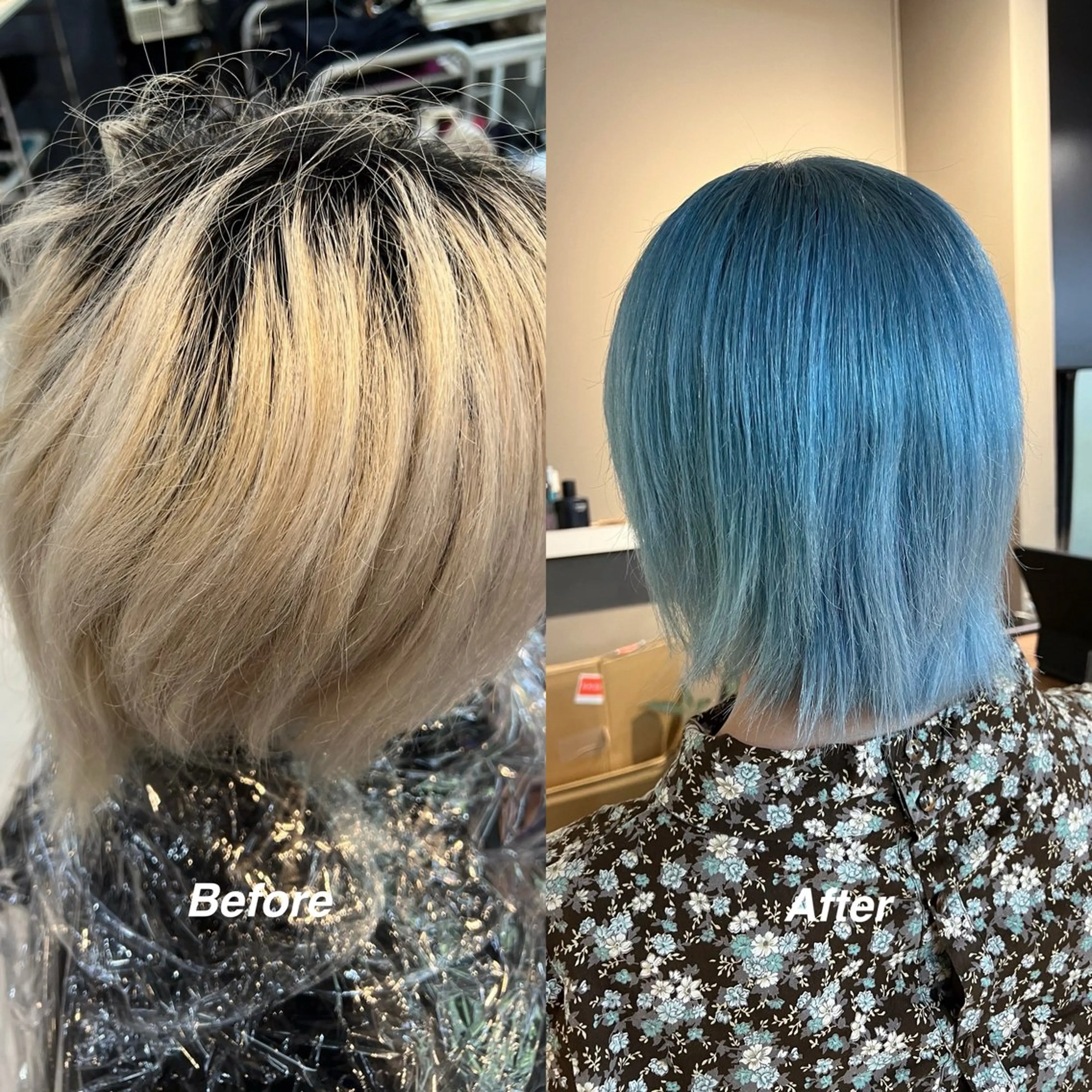 ミディアム カラー ブリーチ daiki 原宿のヘアスタイル