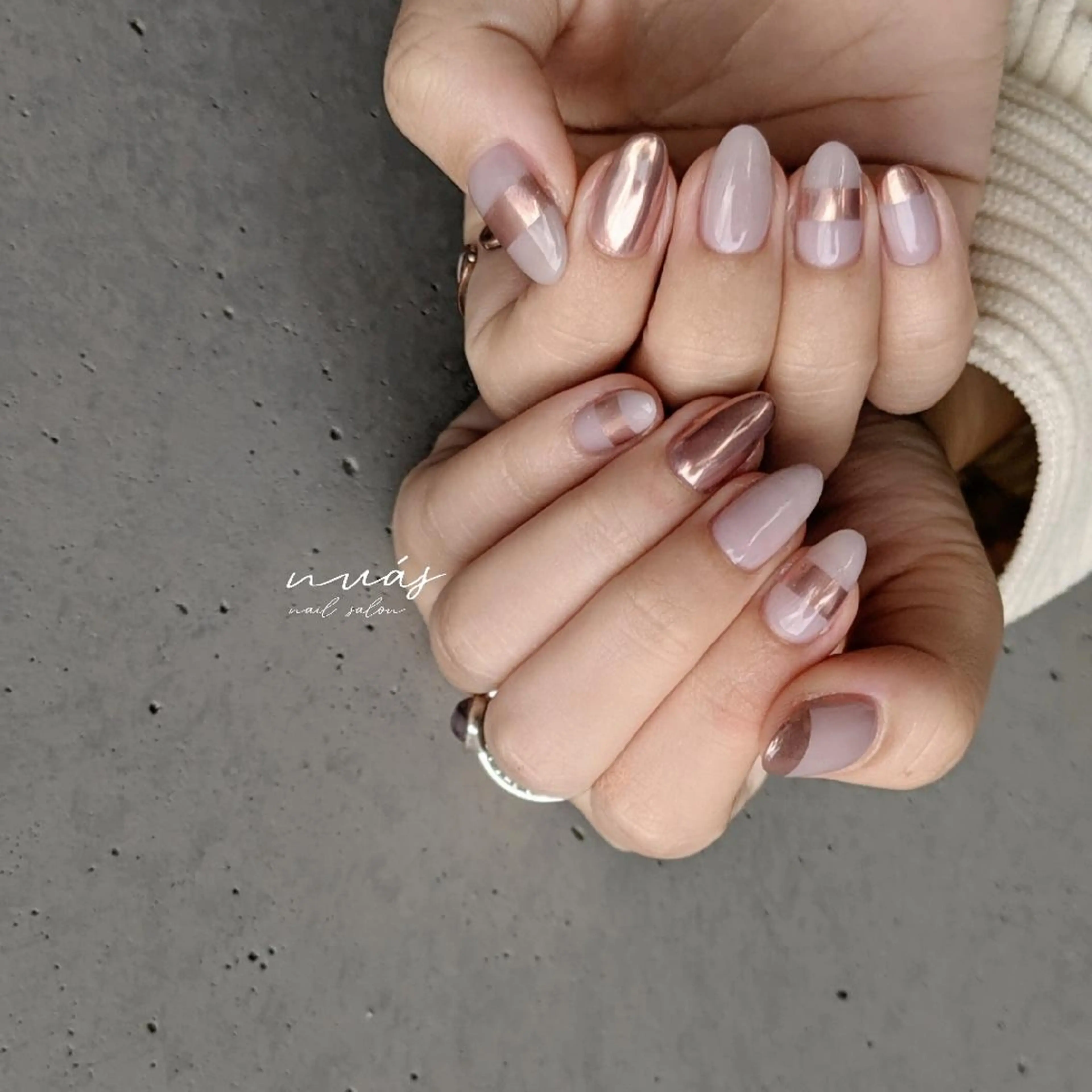 ネイル ハンドネイル nuás nail & eyeのネイルデザイン