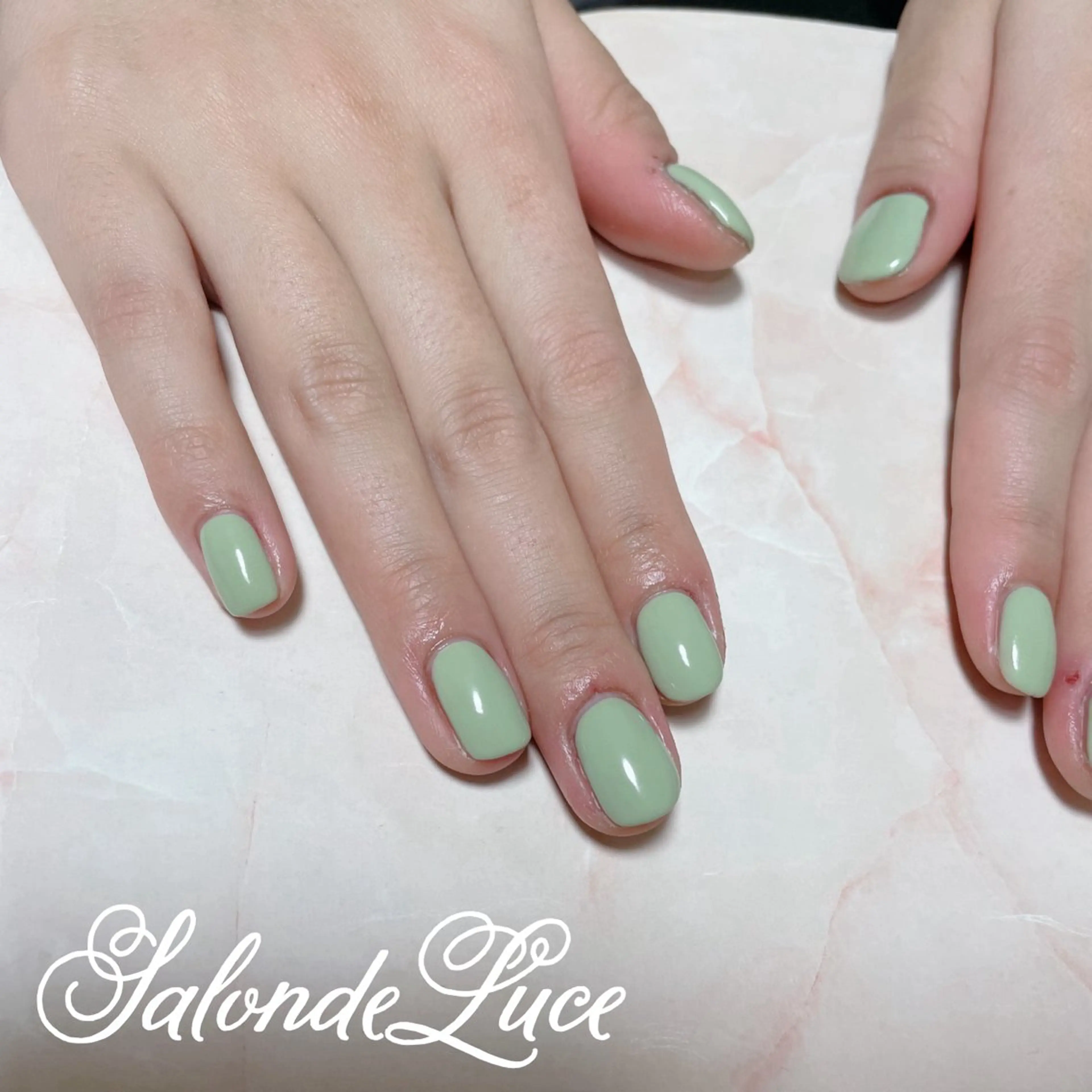 ネイル ワンカラーネイル Salon de Luceのネイルデザイン