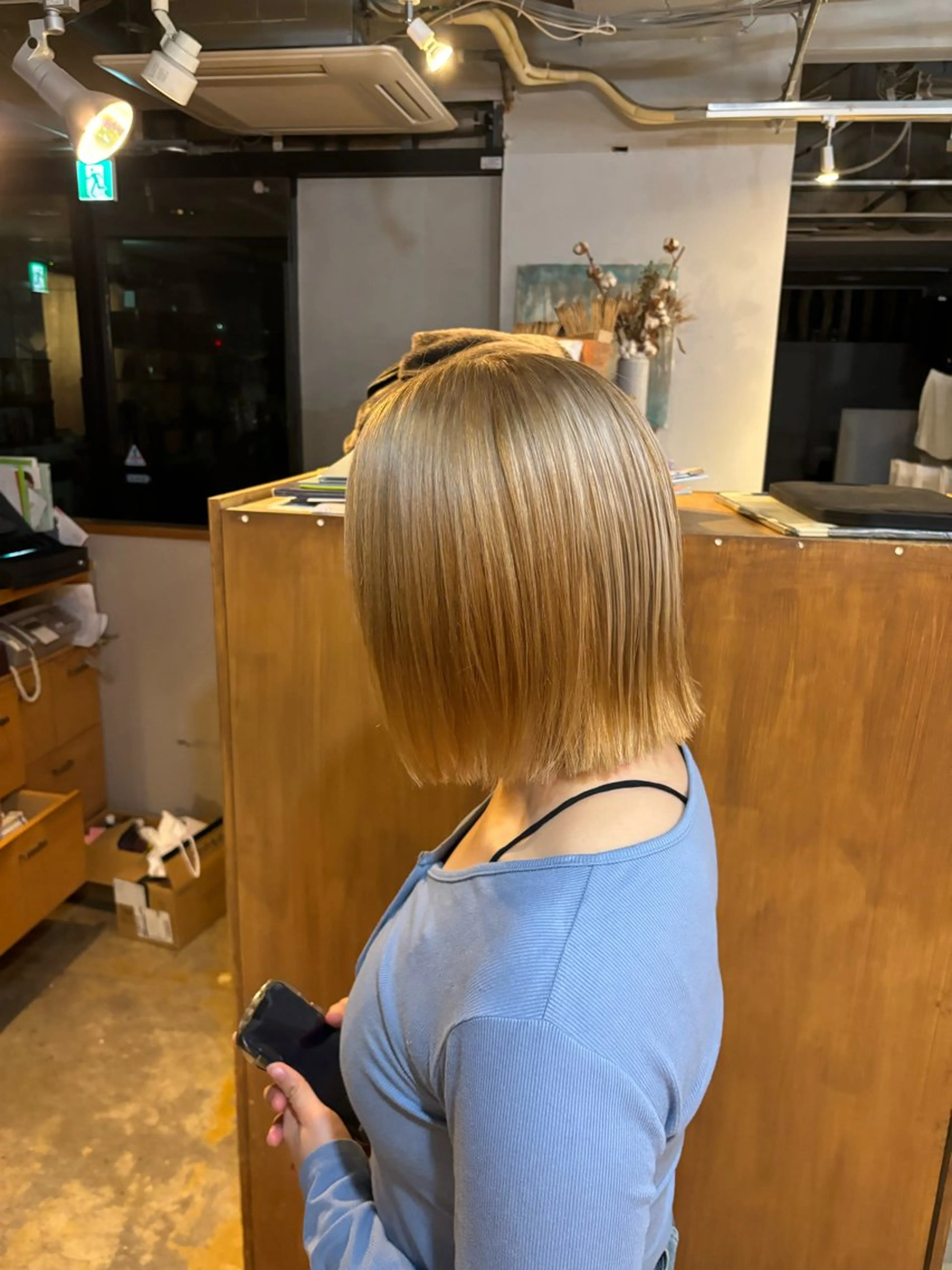 ミディアム カラー ヘアカラー 松倉 沙奈のヘアスタイル