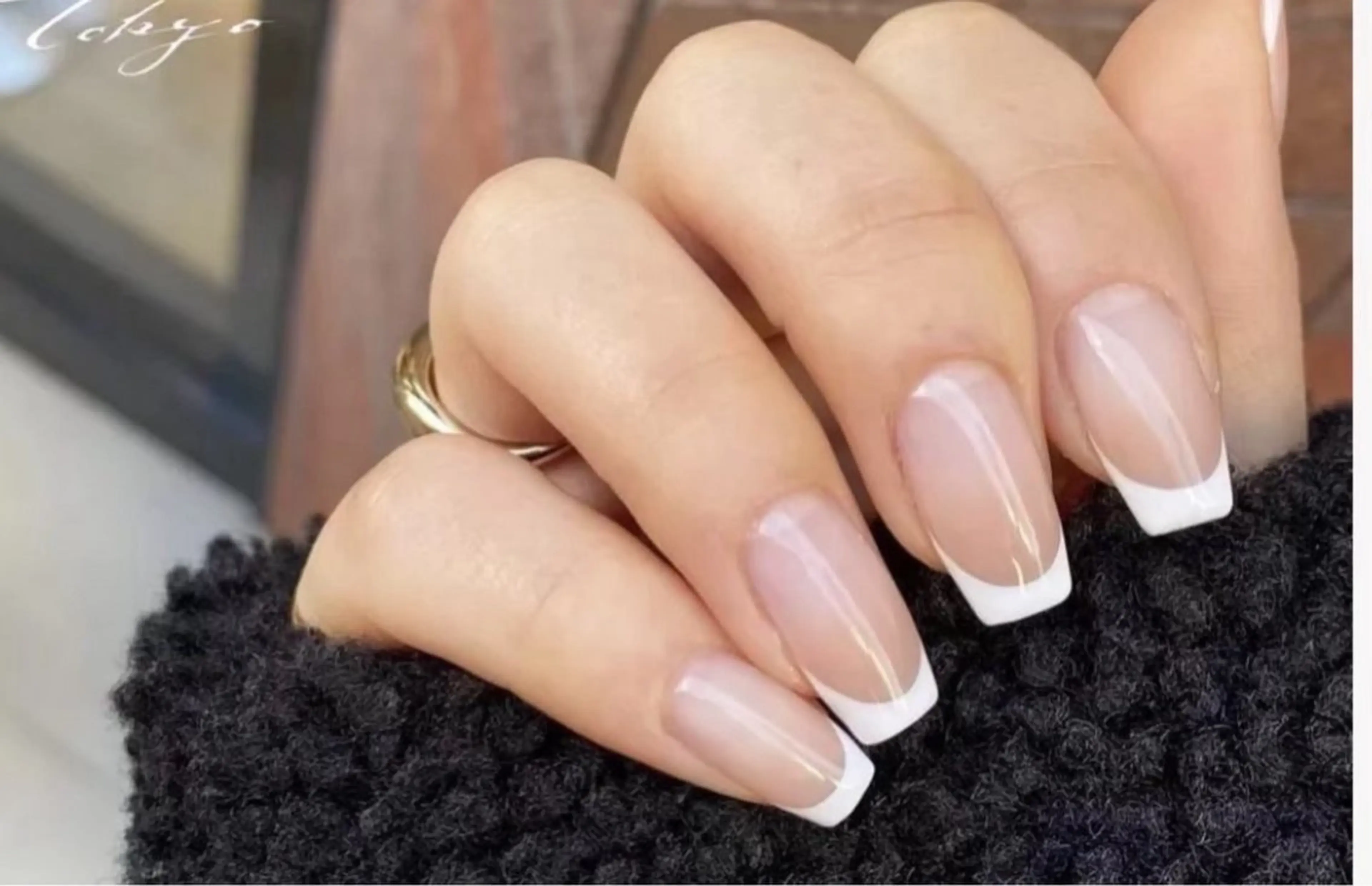 ネイル フレンチネイル Demi 松田のネイルデザイン