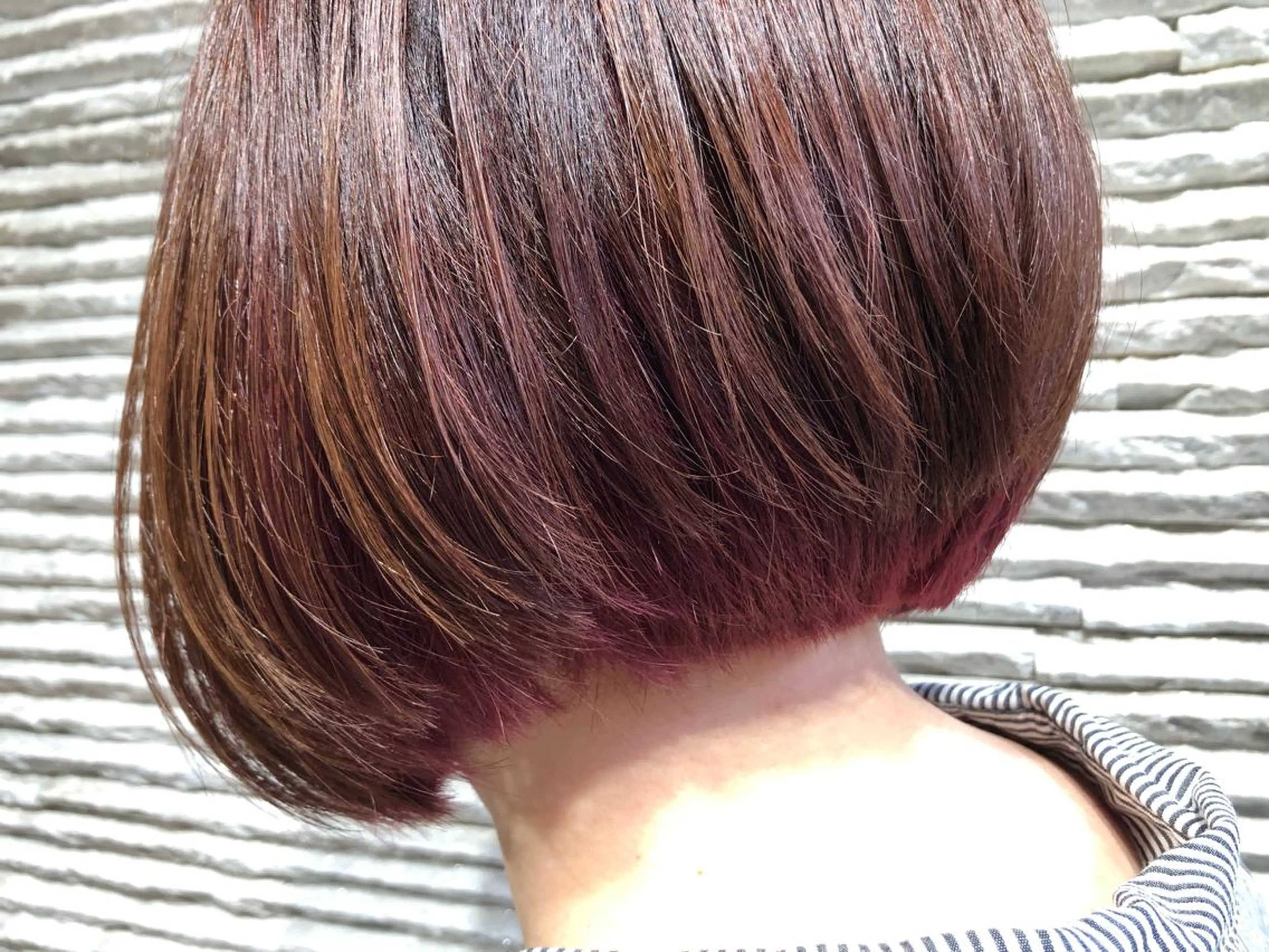 ショート カラー ヘアカラー トリートメント 嶋田 ゆきのヘアスタイル