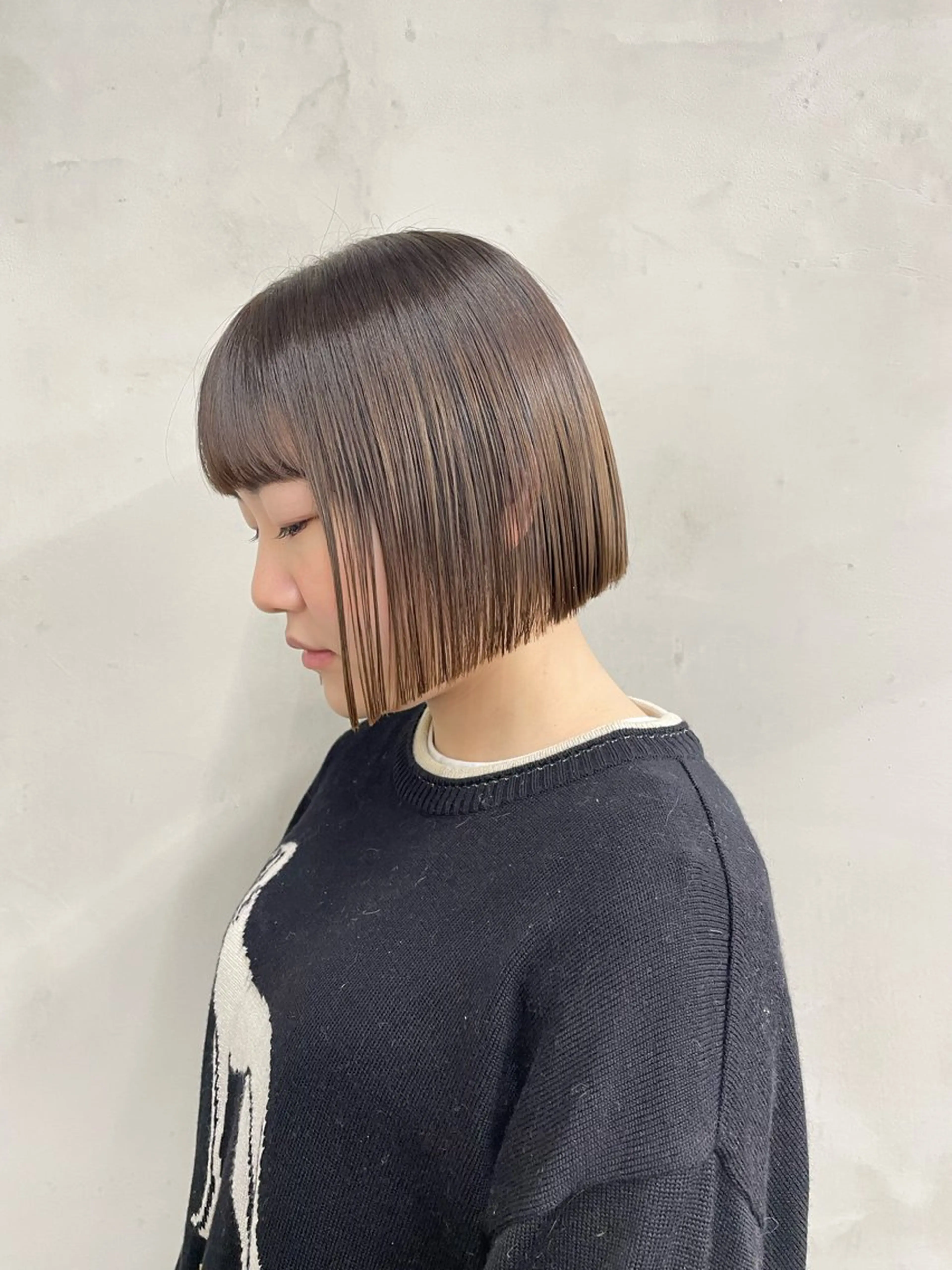 ミディアム 似合わせカット/ ハイトーン/aoiのヘアスタイル