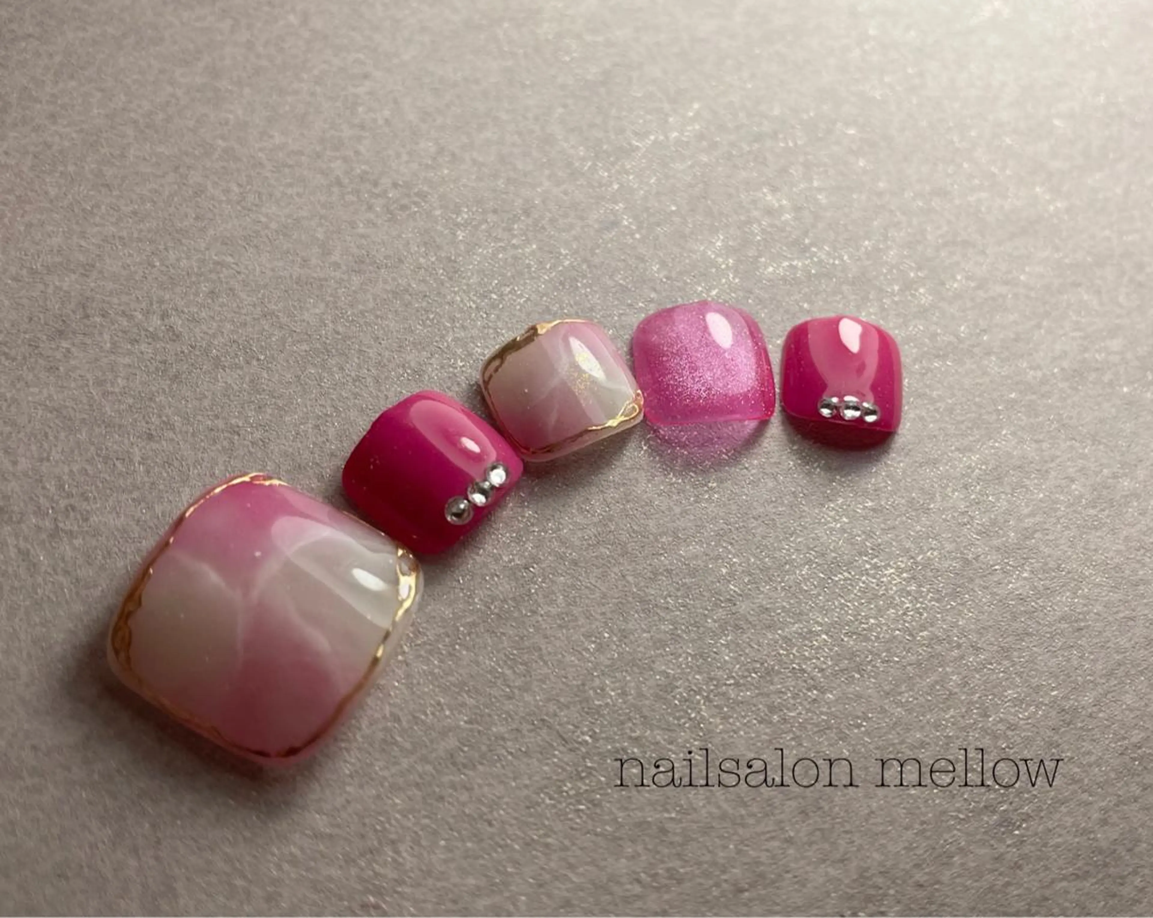 ネイル フットネイル 大山 浩美のネイルデザイン