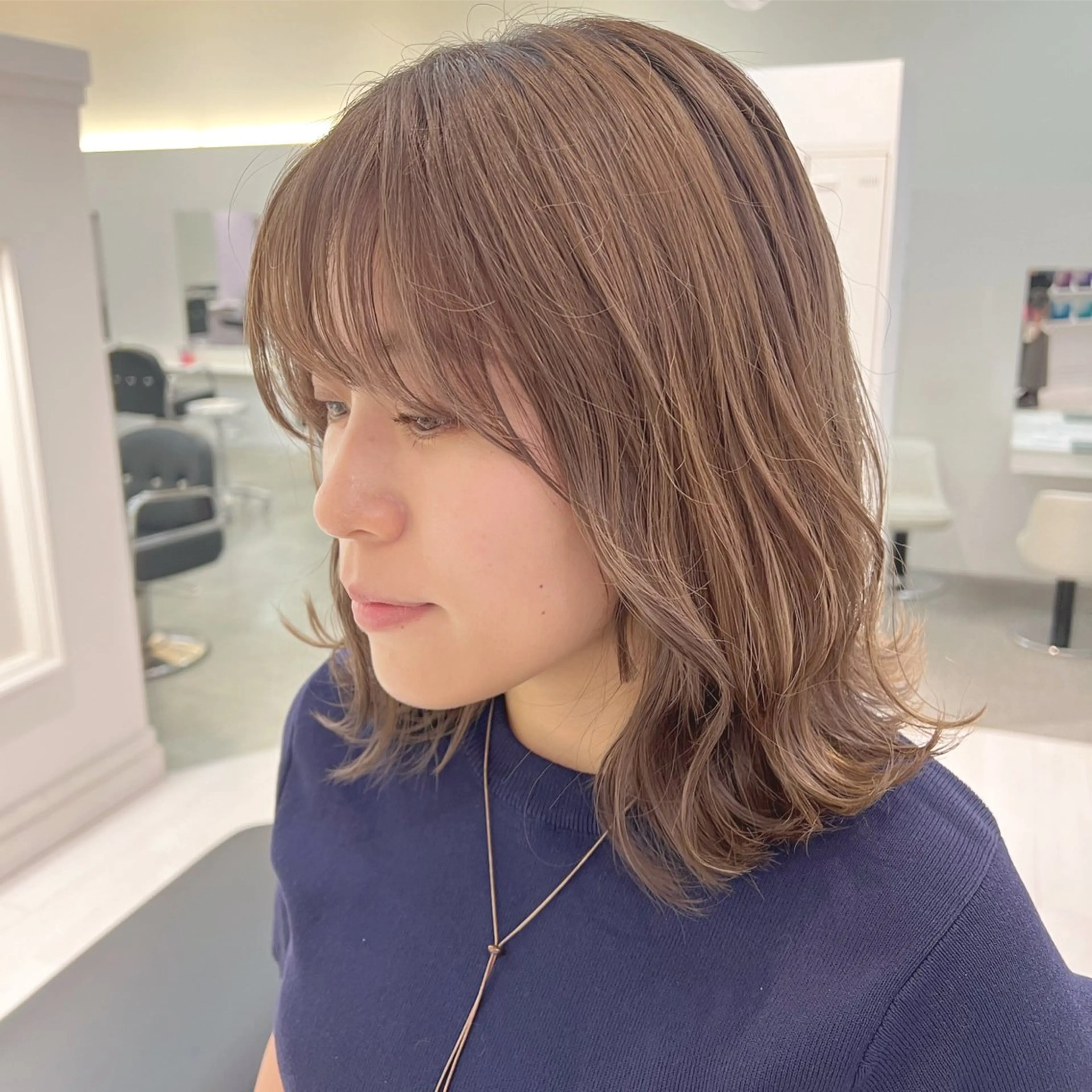 ミディアム カラー ヘアカラー ParveMix /  相馬 さくらのヘアスタイル