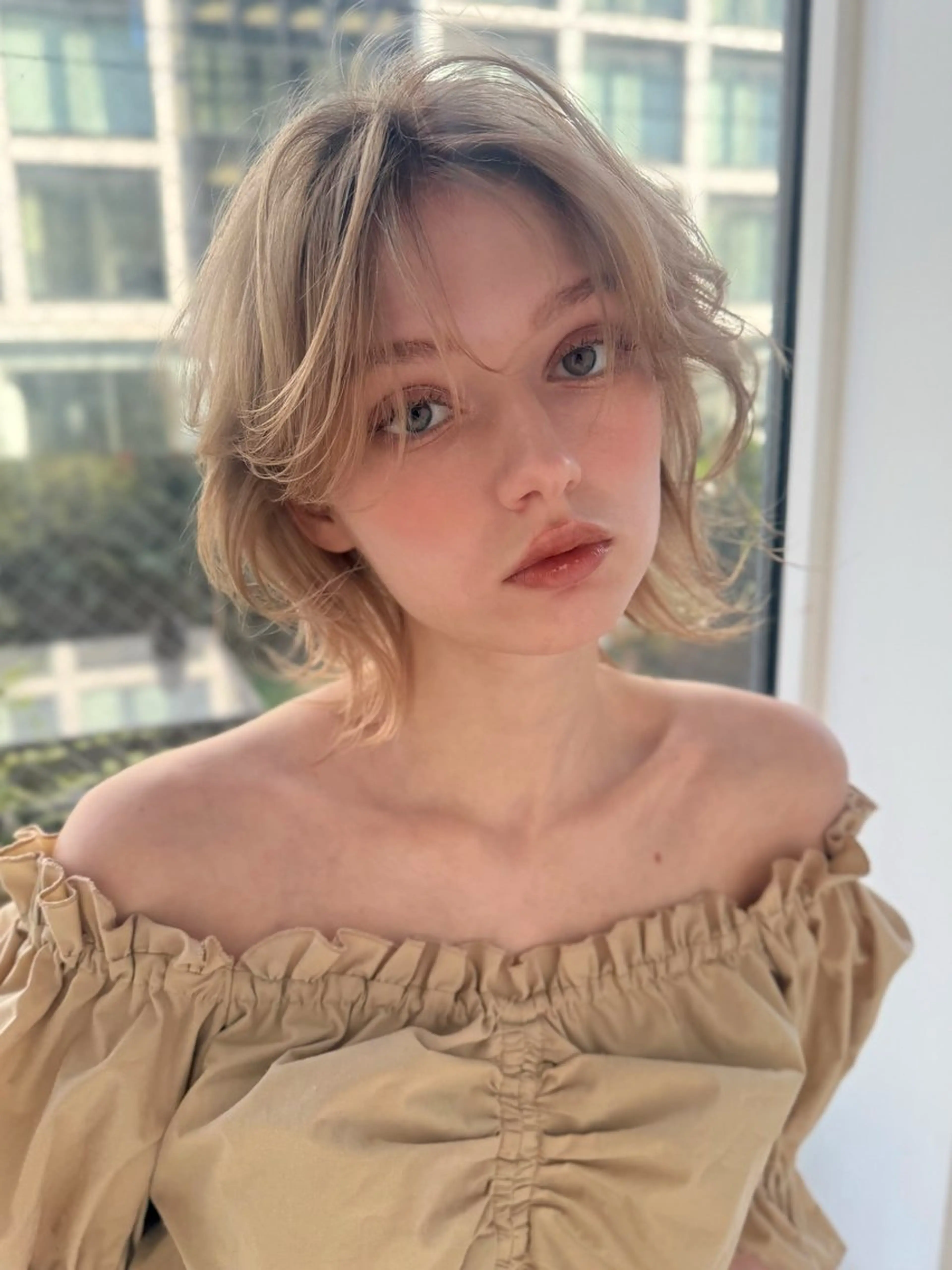 ミディアム ヘアカラー 透明感カラー/ 似合わせヘア/まなみのヘアスタイル