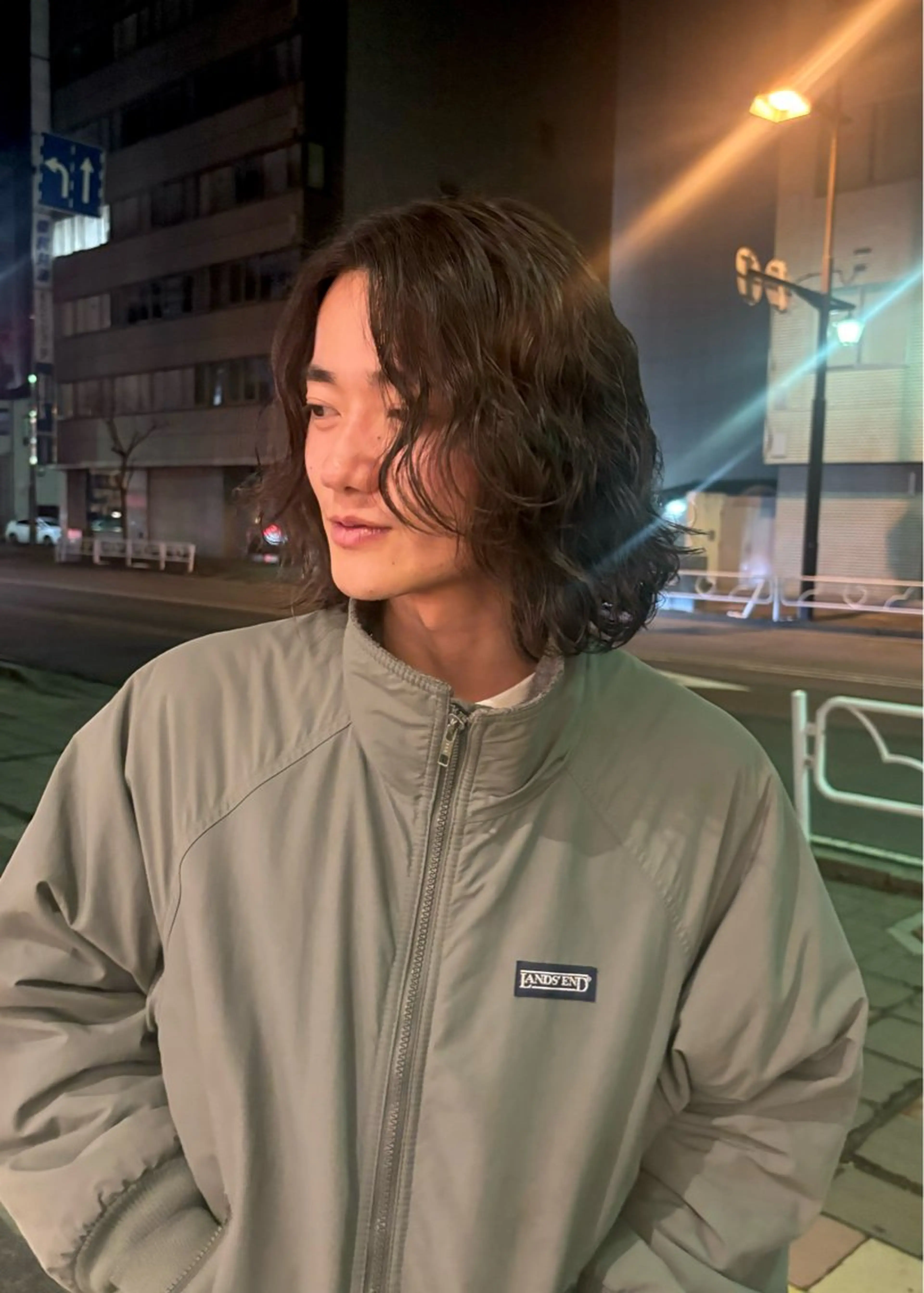 パーマ メンズ SASAnagano 堀内未梨のヘアスタイル