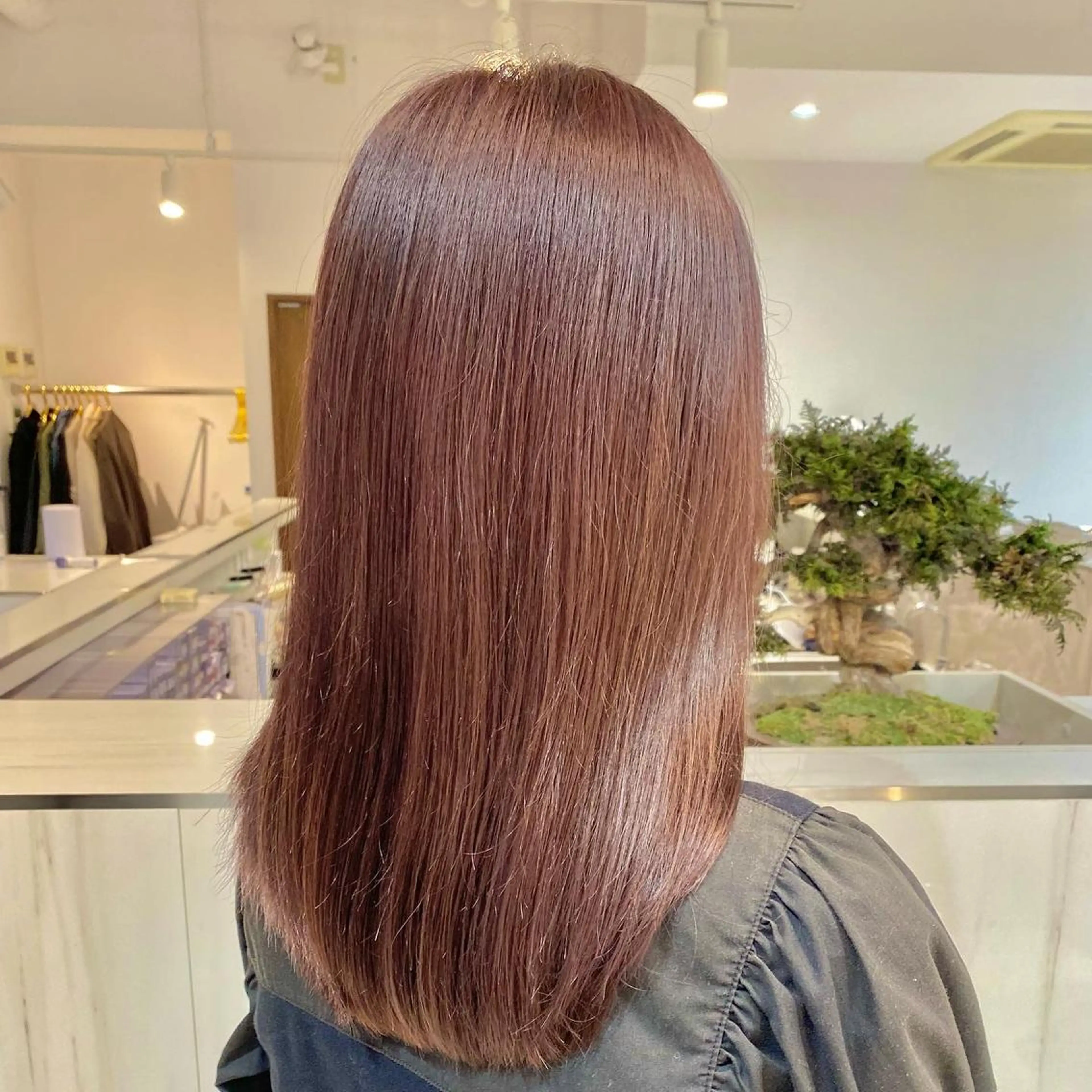 ミディアム カラー 山田勇真 ボブ/縮毛矯正/金山のヘアスタイル