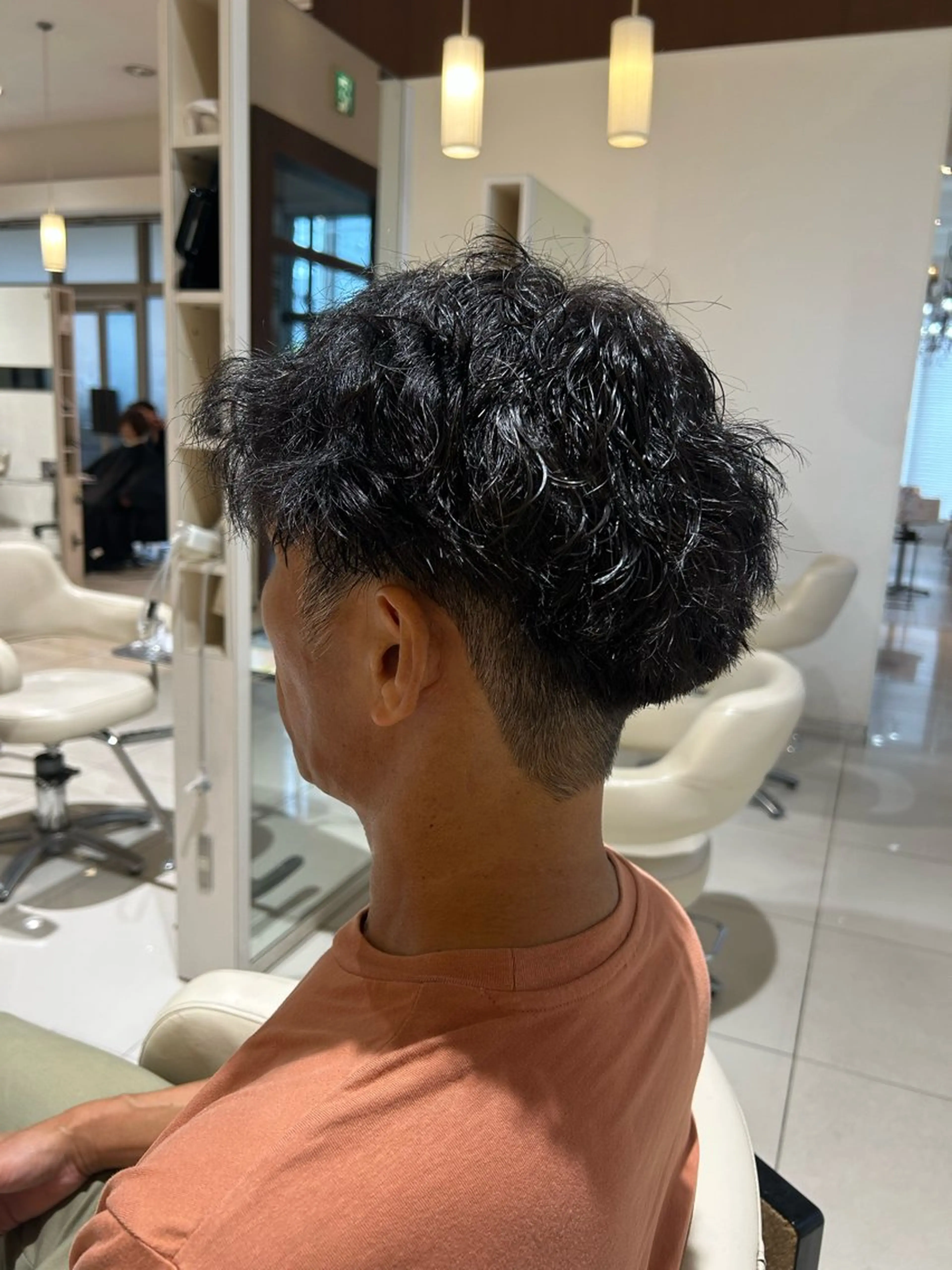 パーマ メンズ 窪田 百花のヘアスタイル