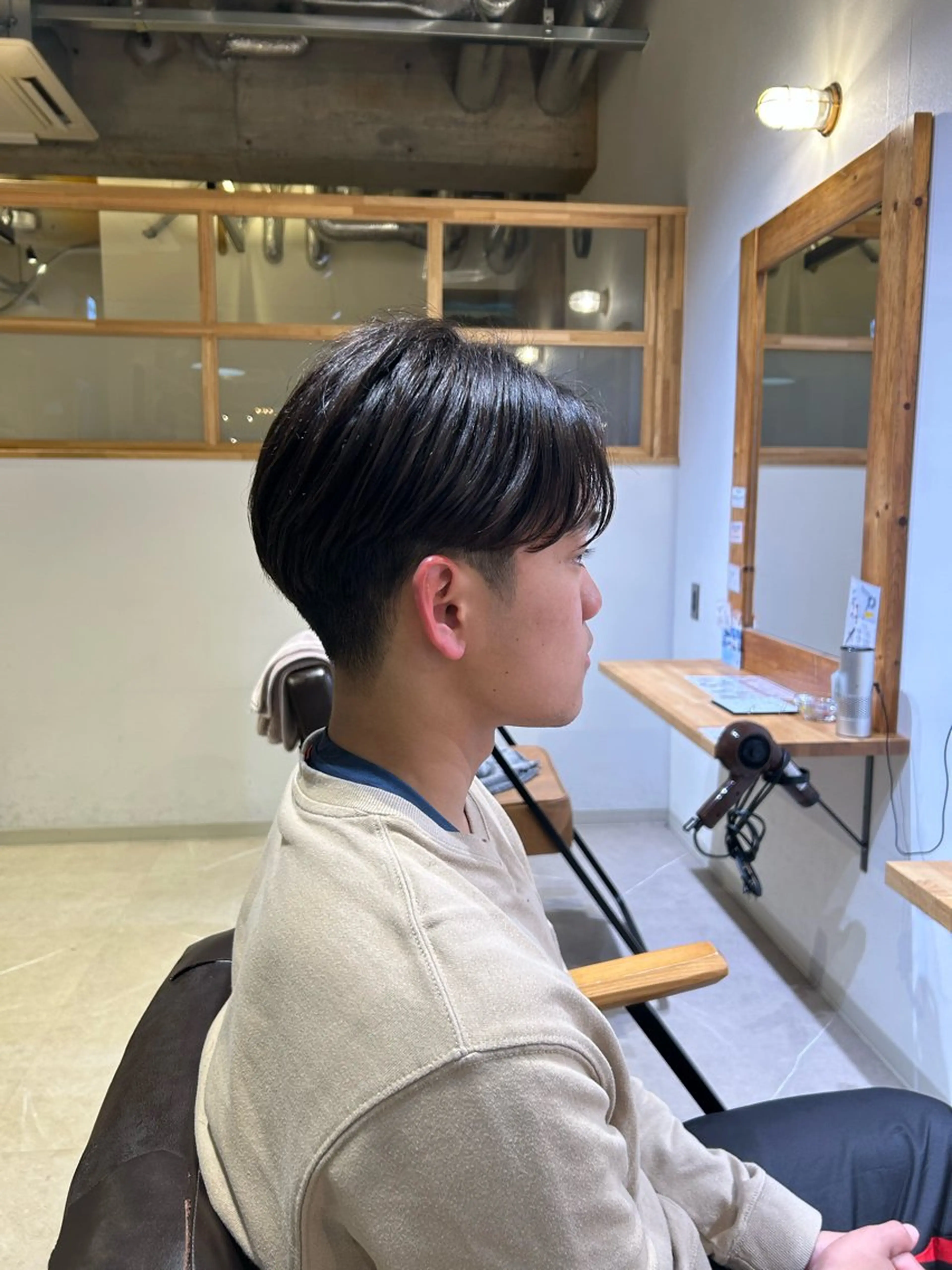 メンズ センターパート SHICUNE /ミホのヘアスタイル