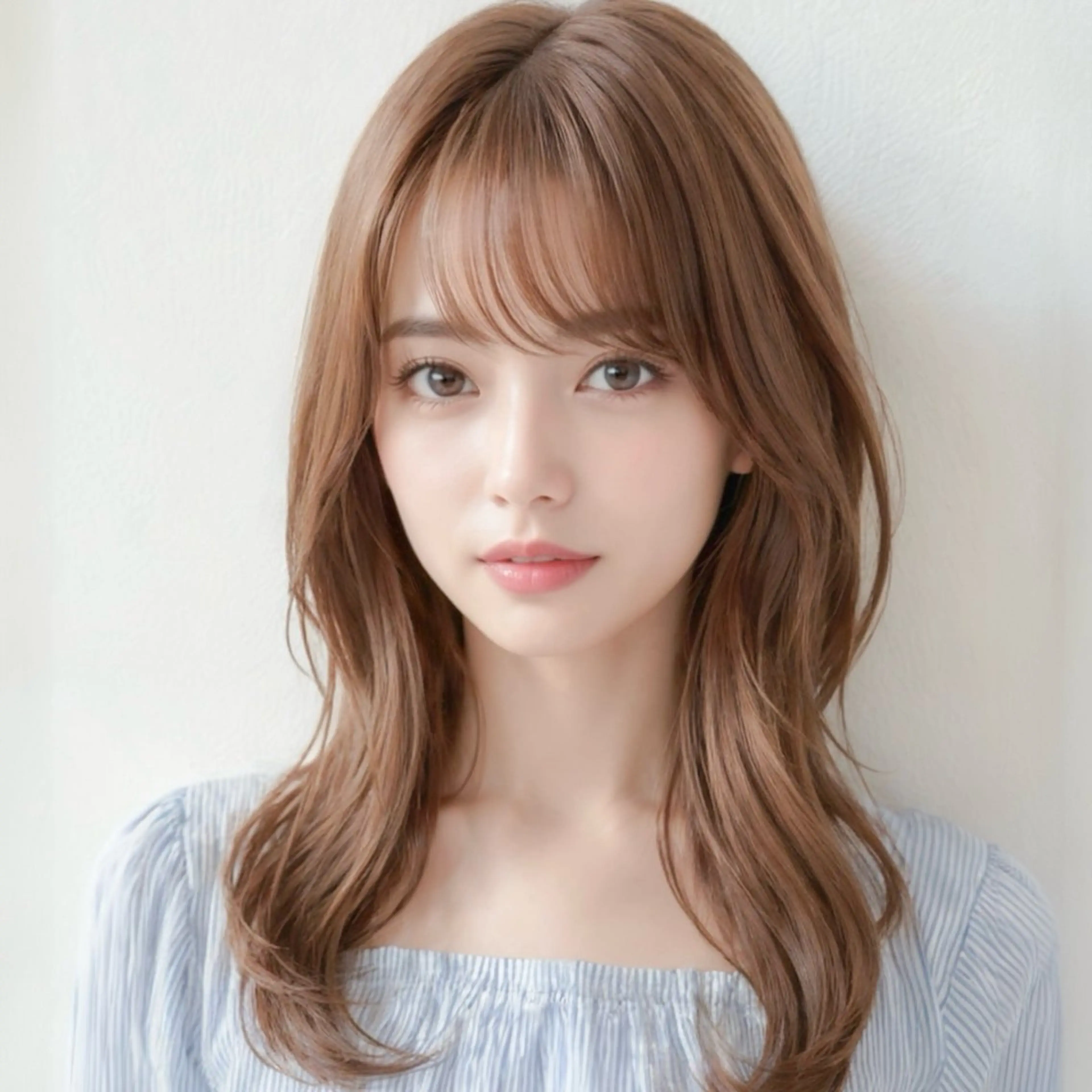 ミディアム 顔周りカット レイヤーカット カット ヘアカラー トリートメント ✨美髪専門サロン✨ seasonsのヘアスタイル