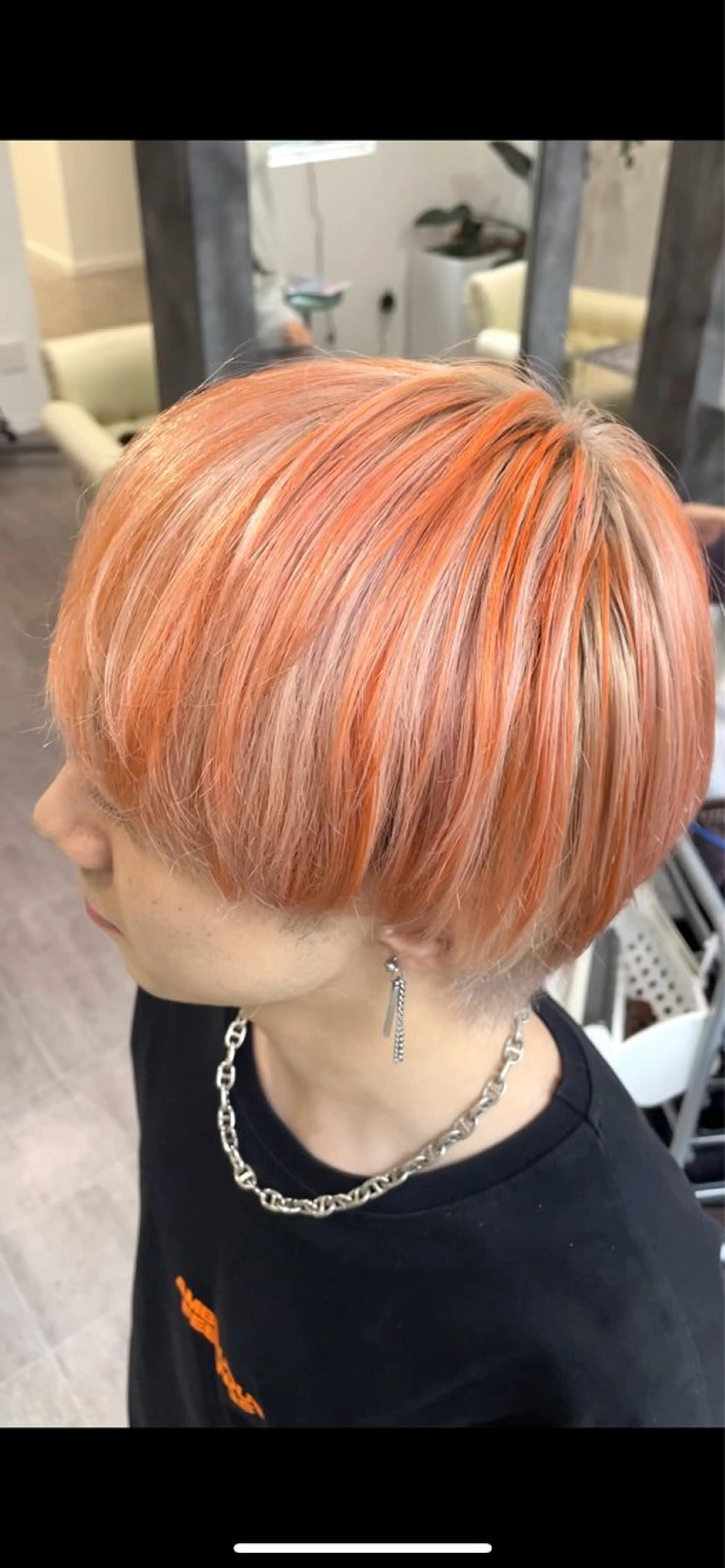 ショート カラー メンズ be flot所属・髪質改善/大阪守口市 🐣Ria‪🐣のヘアスタイル