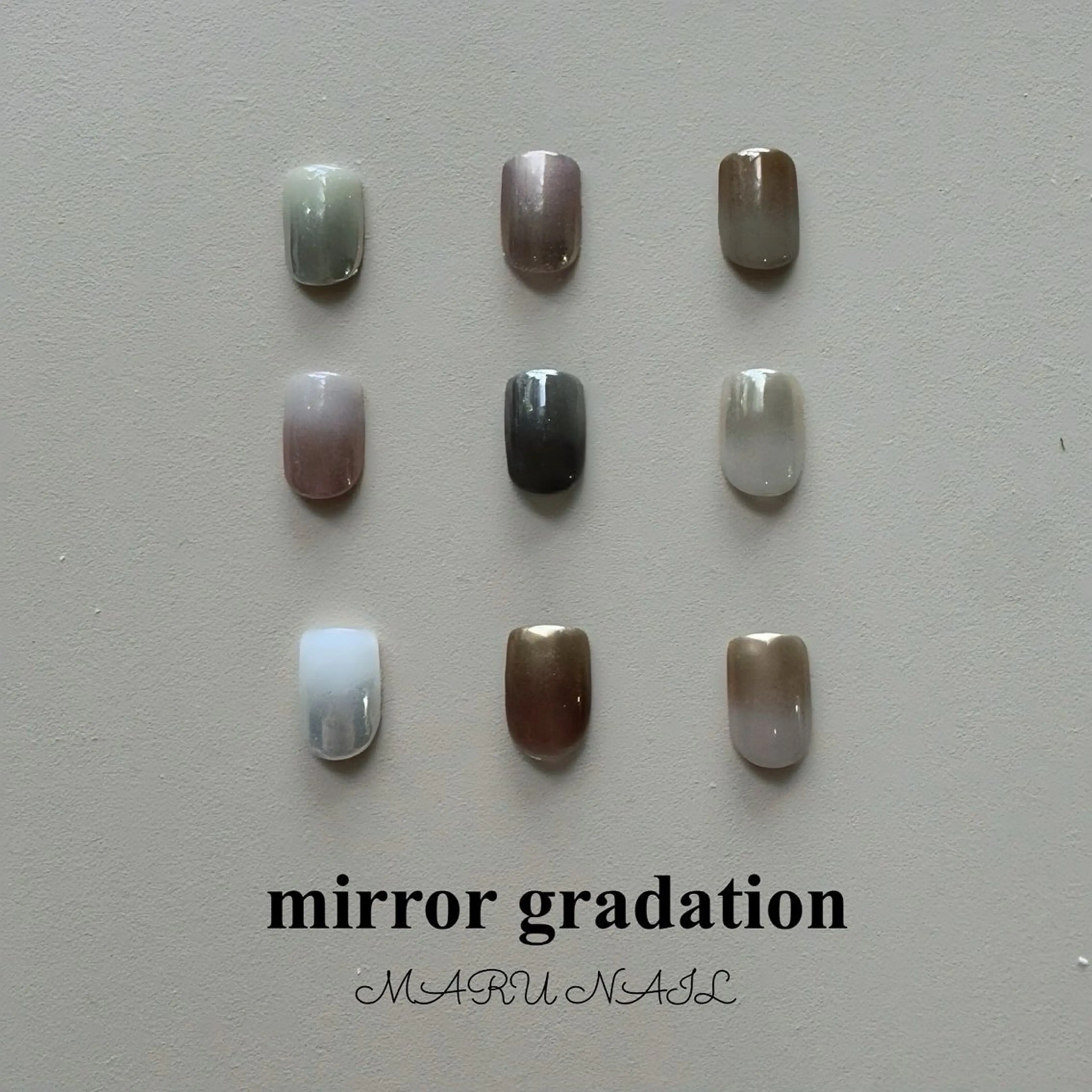 ネイル フットネイル フレンチネイル ジェルネイル ガラスフレンチ グラデーション ハンドネイル MARU NAIL manamiのネイルデザイン