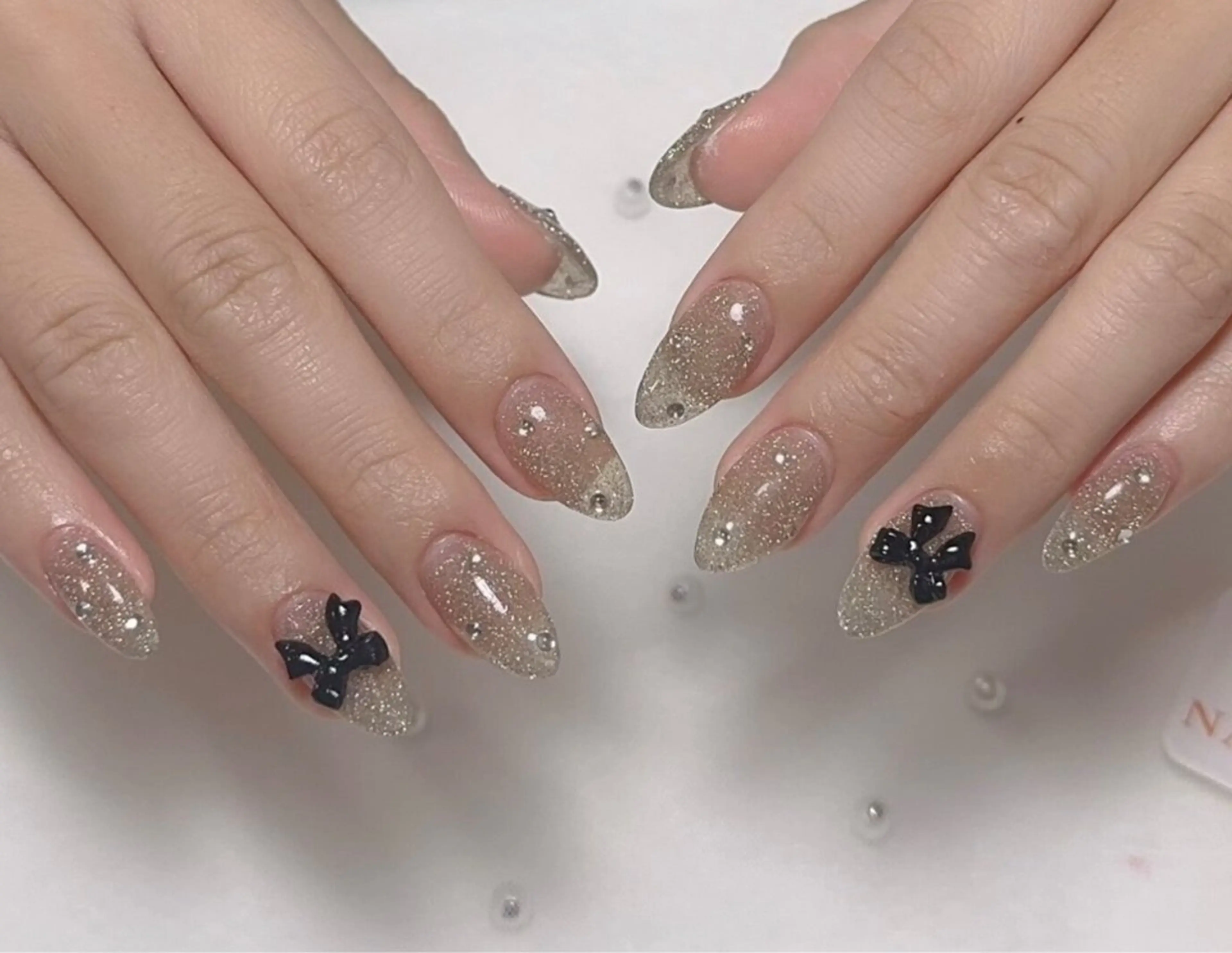 ネイル アートネイル フレンチネイル ジェルネイル グラデーション 韓国ネイル 村中 ハナのネイルデザイン