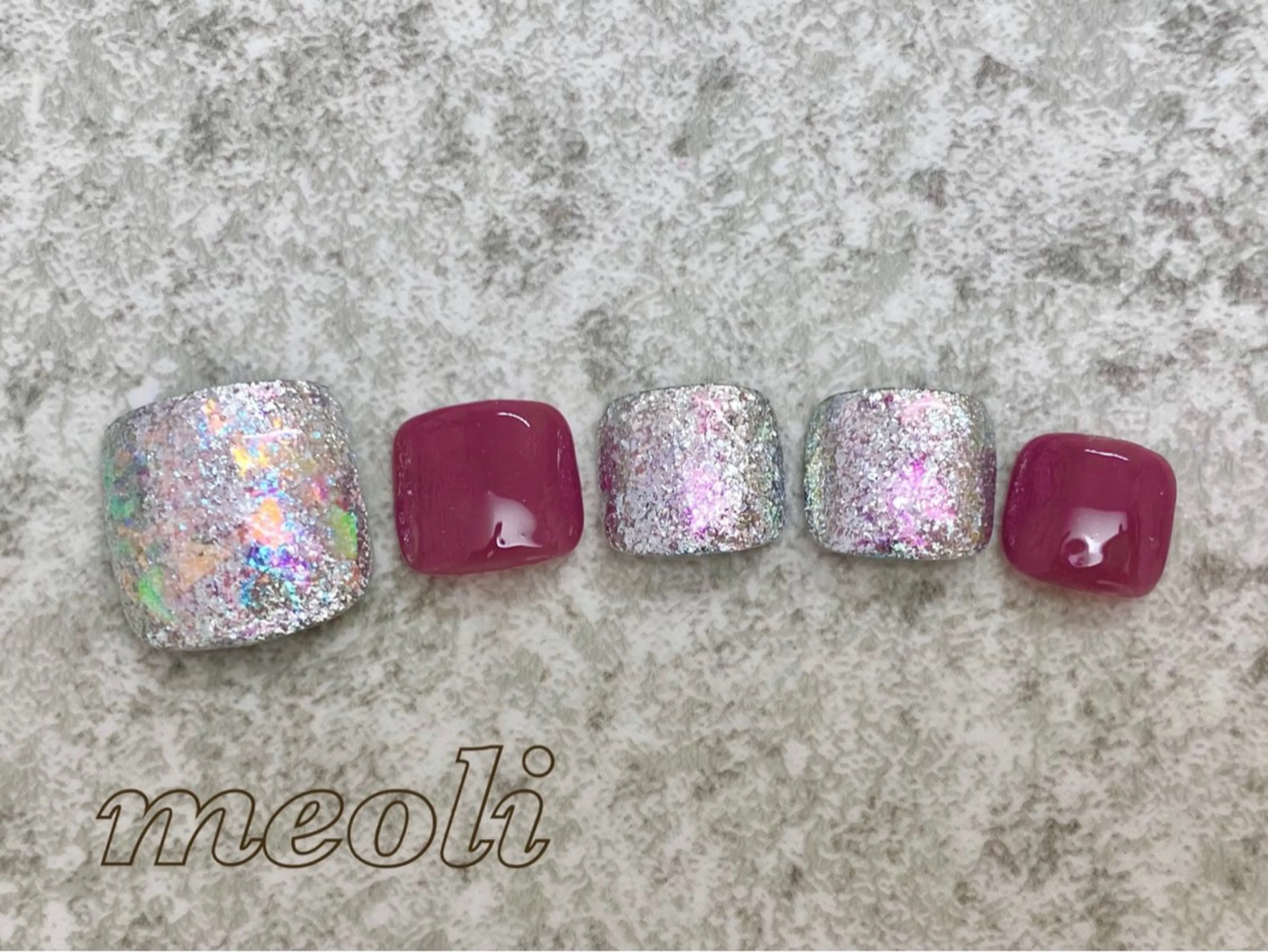 ネイル フットネイル nail salon meoli メグのネイルデザイン